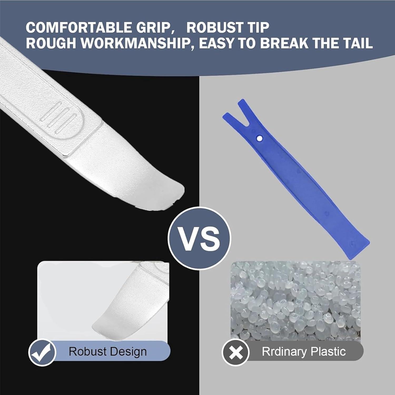 Herramienta de Palanca de Metal 4140 Zerodis para Extracción de Molduras