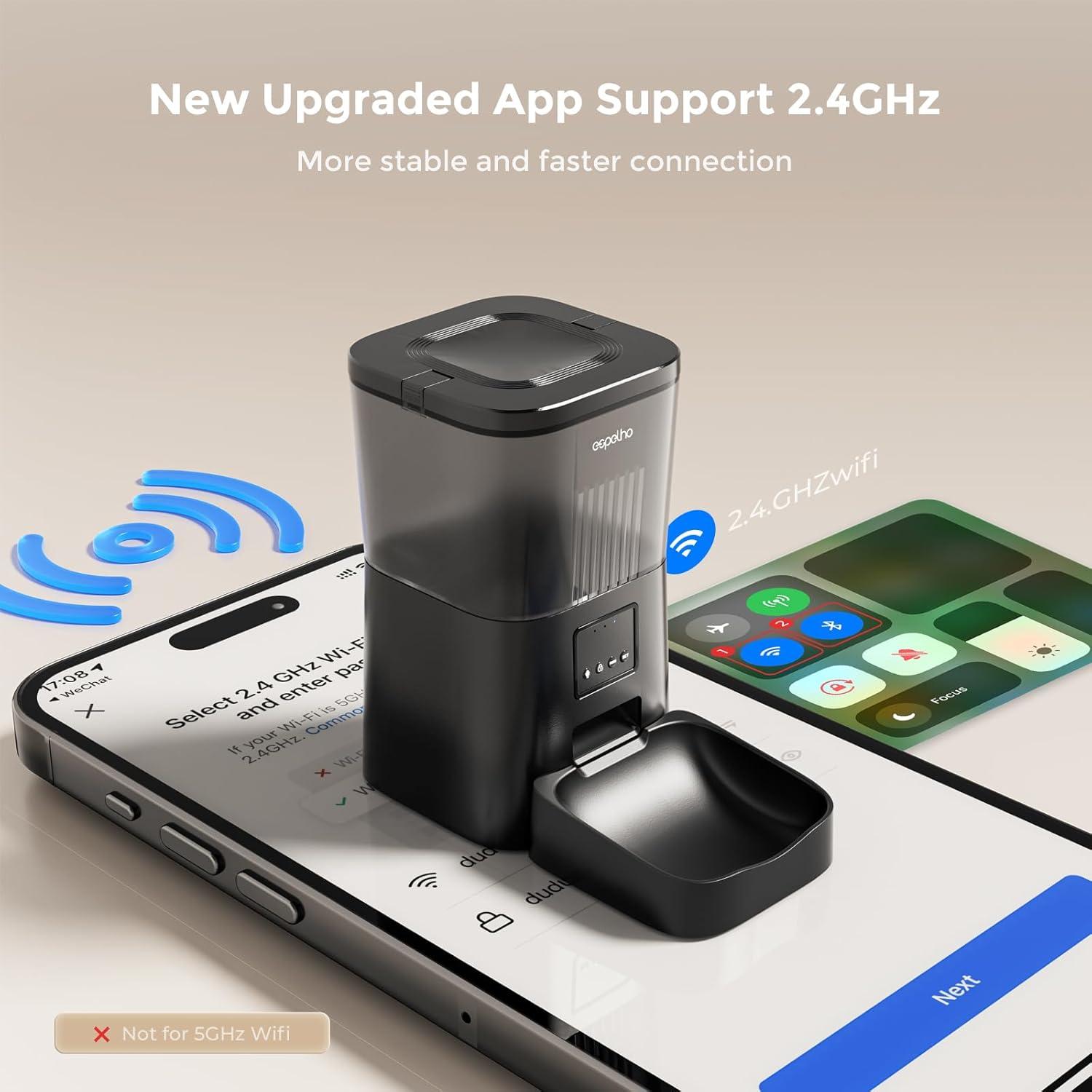 Comedero Automático Espelho WiFi 4L con Control APP