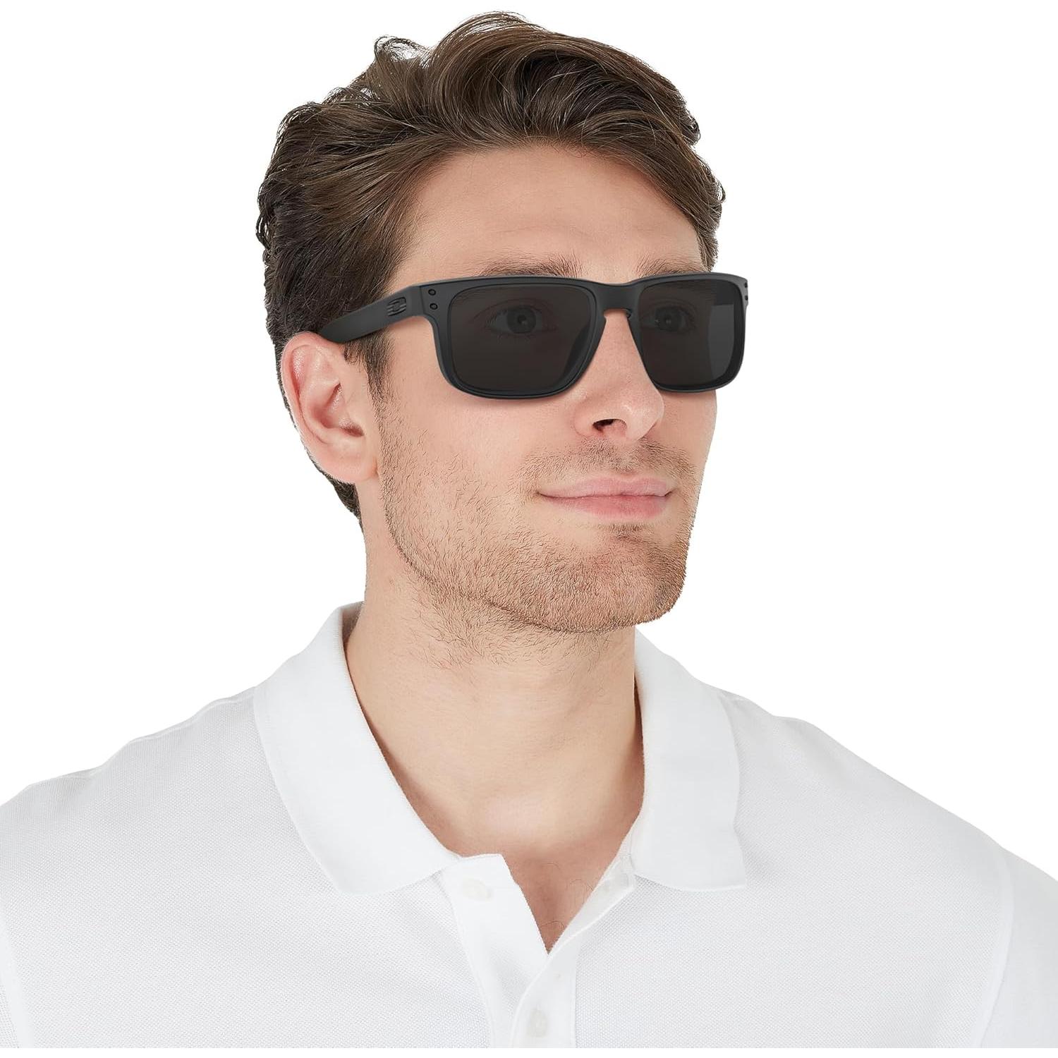 Gafas de sol Oakley Holbrook para hombres - Negro mate 57mm