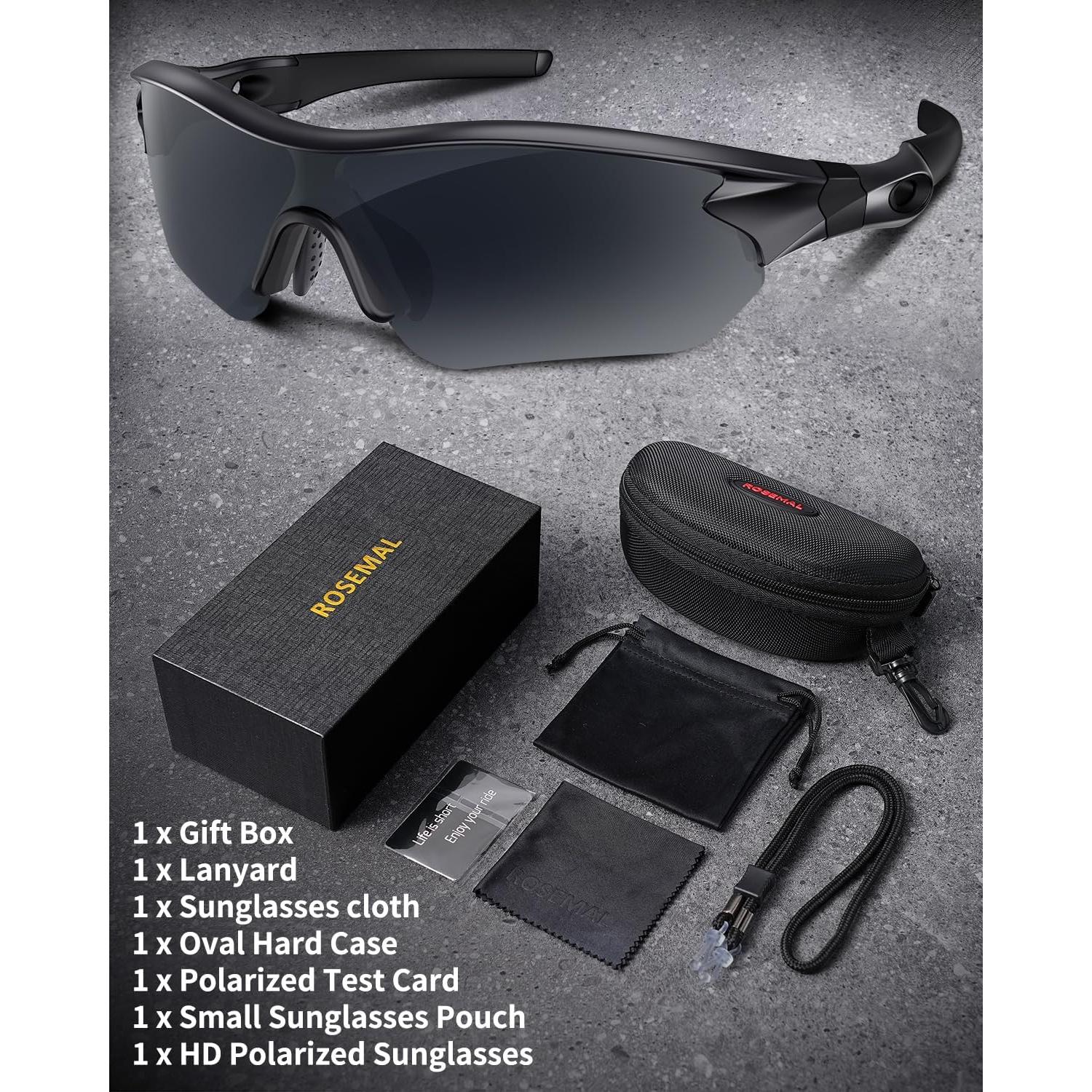 Gafas de sol deportivas Rosemal 7221 polarizadas UV400