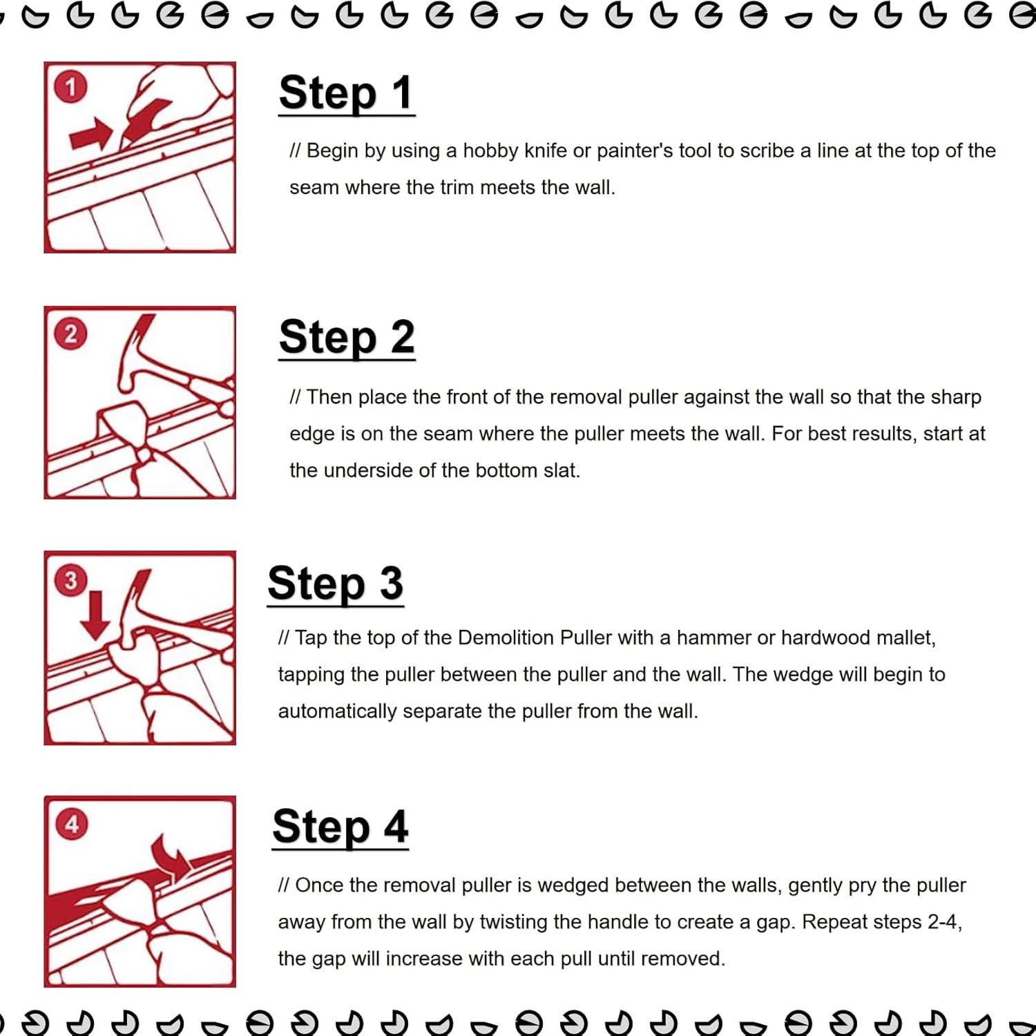 Extractor de Molduras SatcOp 26.35x10.80cm Ergonómico