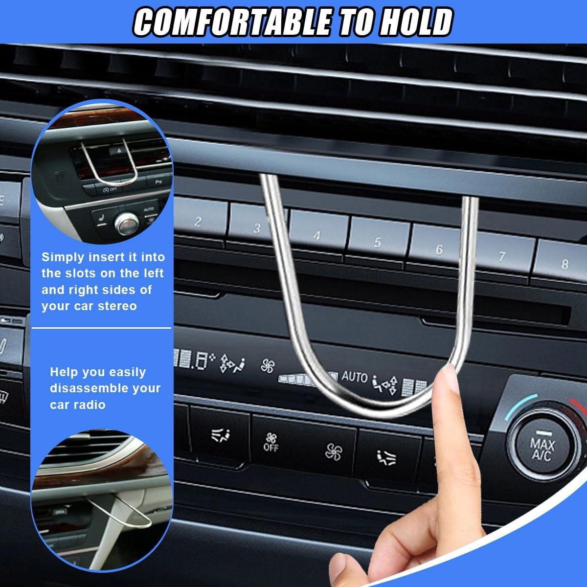 Kit de Herramientas DUSCOKE para Retirar Radio de Coche 4PCS