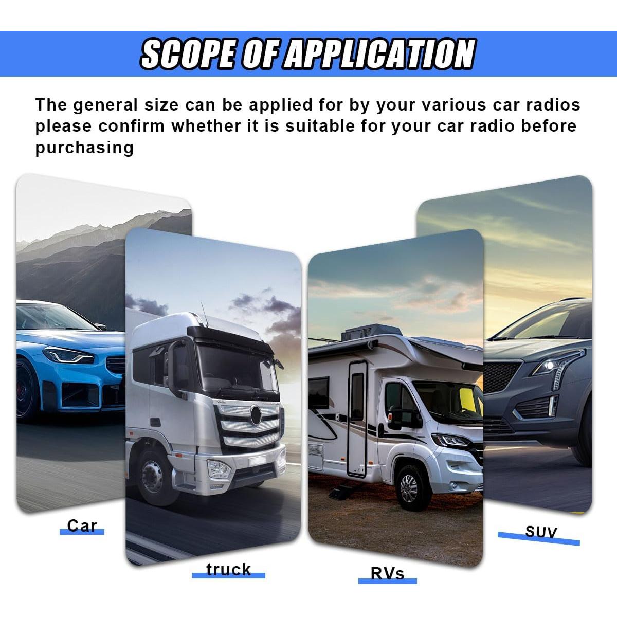 Kit de Herramientas DUSCOKE para Retirar Radio de Coche 4PCS