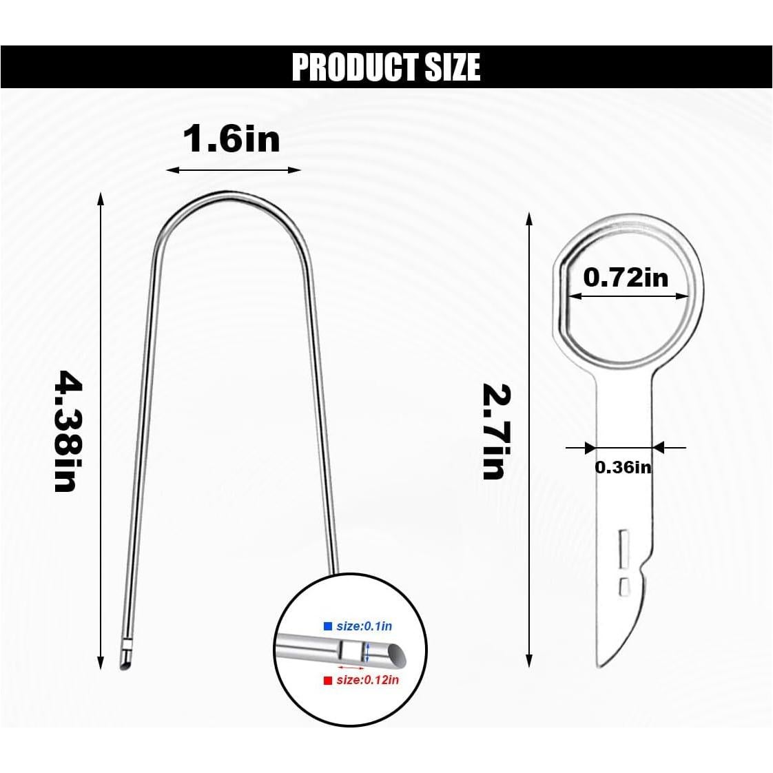 Kit de Herramientas para Retirar Radio de Coche GLSOWEE 4 Piezas