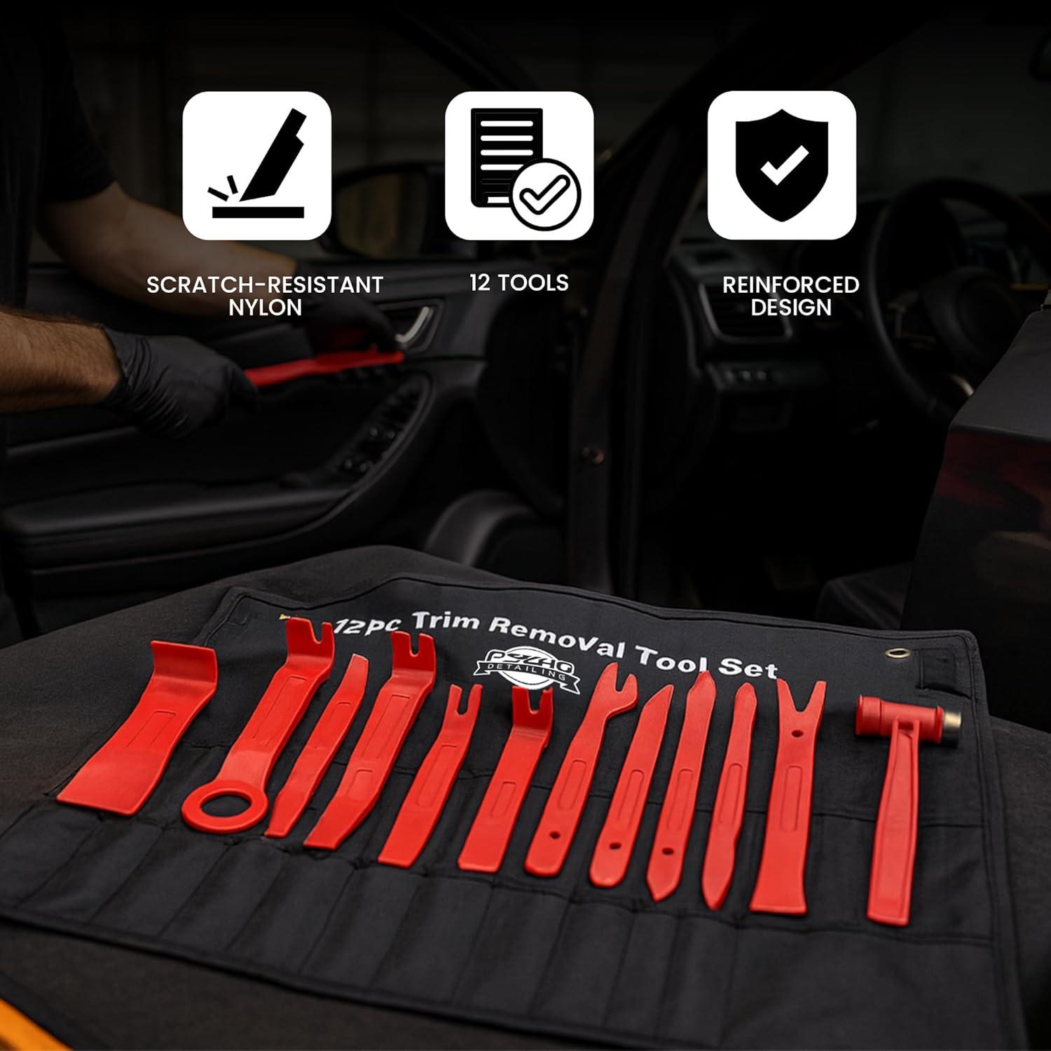 Juego de Herramientas de Extracción de Molduras Psycho 12 Piezas