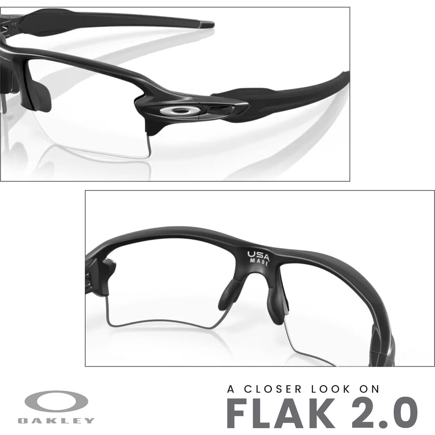 Gafas de sol Oakley Flak 2.0 XL para hombres + BUNDLE