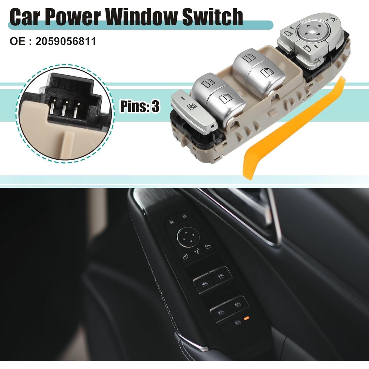 Interruptor de Ventana ACROPIX para Mercedes-Benz GLC300 C350e C63