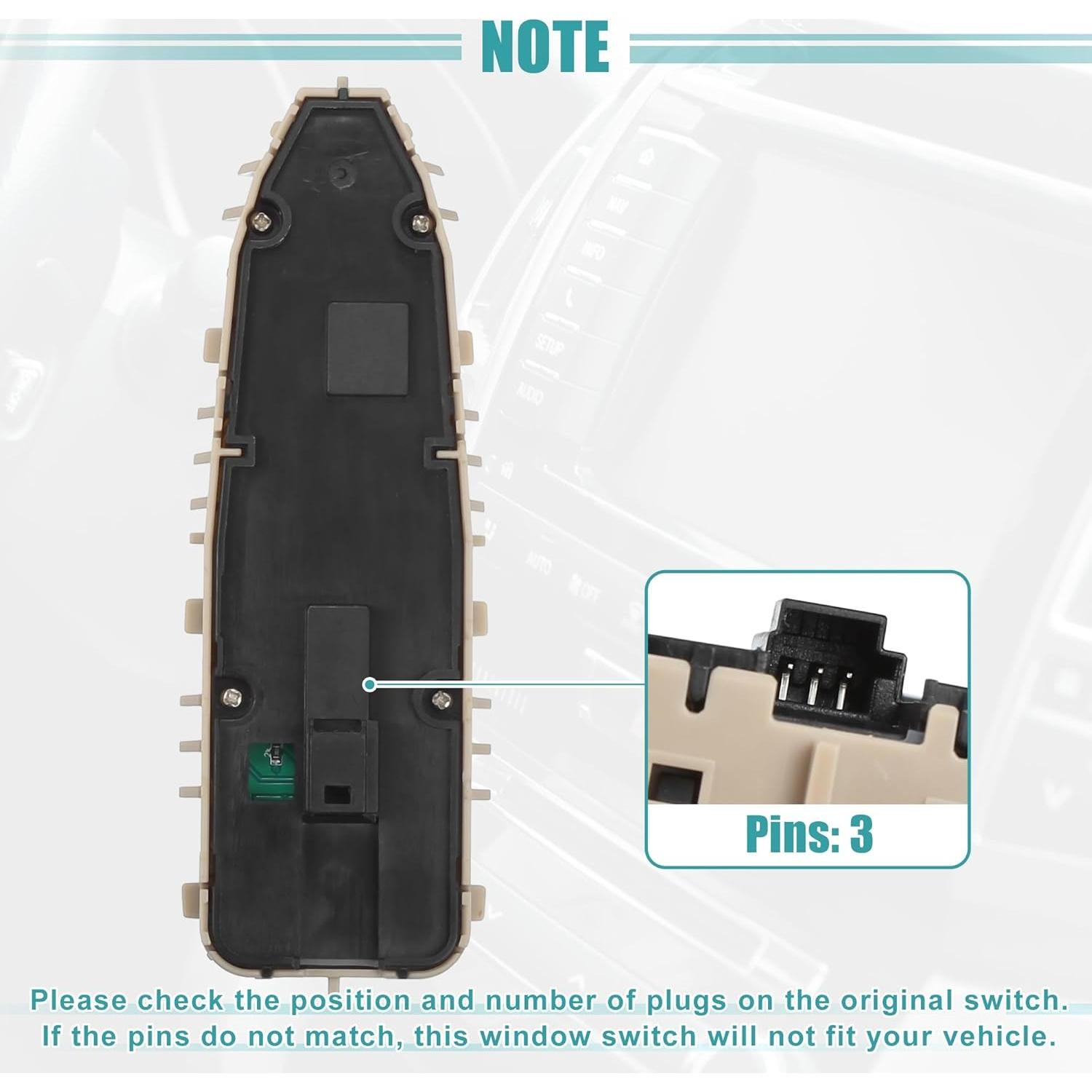 Interruptor de Ventana ACROPIX para Mercedes-Benz GLC300 C350e C63