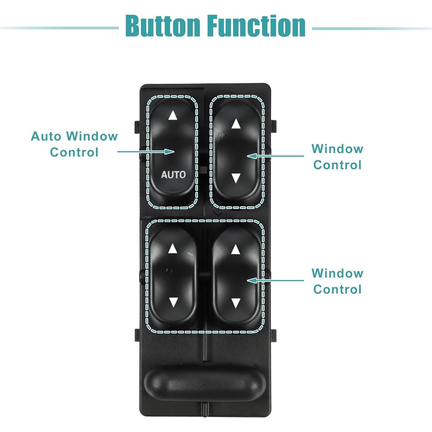 Interruptor de Ventana Eléctrica ACROPIX XL1Z14529BA Compatible Ford