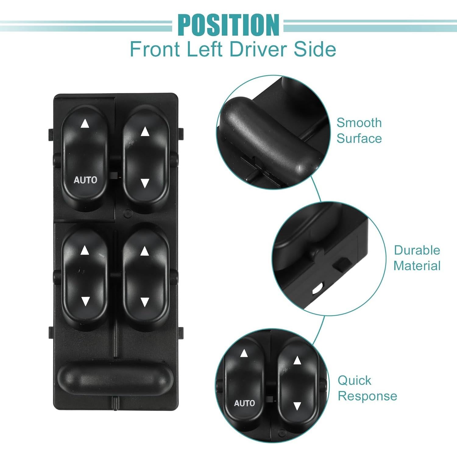 Interruptor de Ventana Eléctrica ACROPIX XL1Z14529BA Compatible Ford