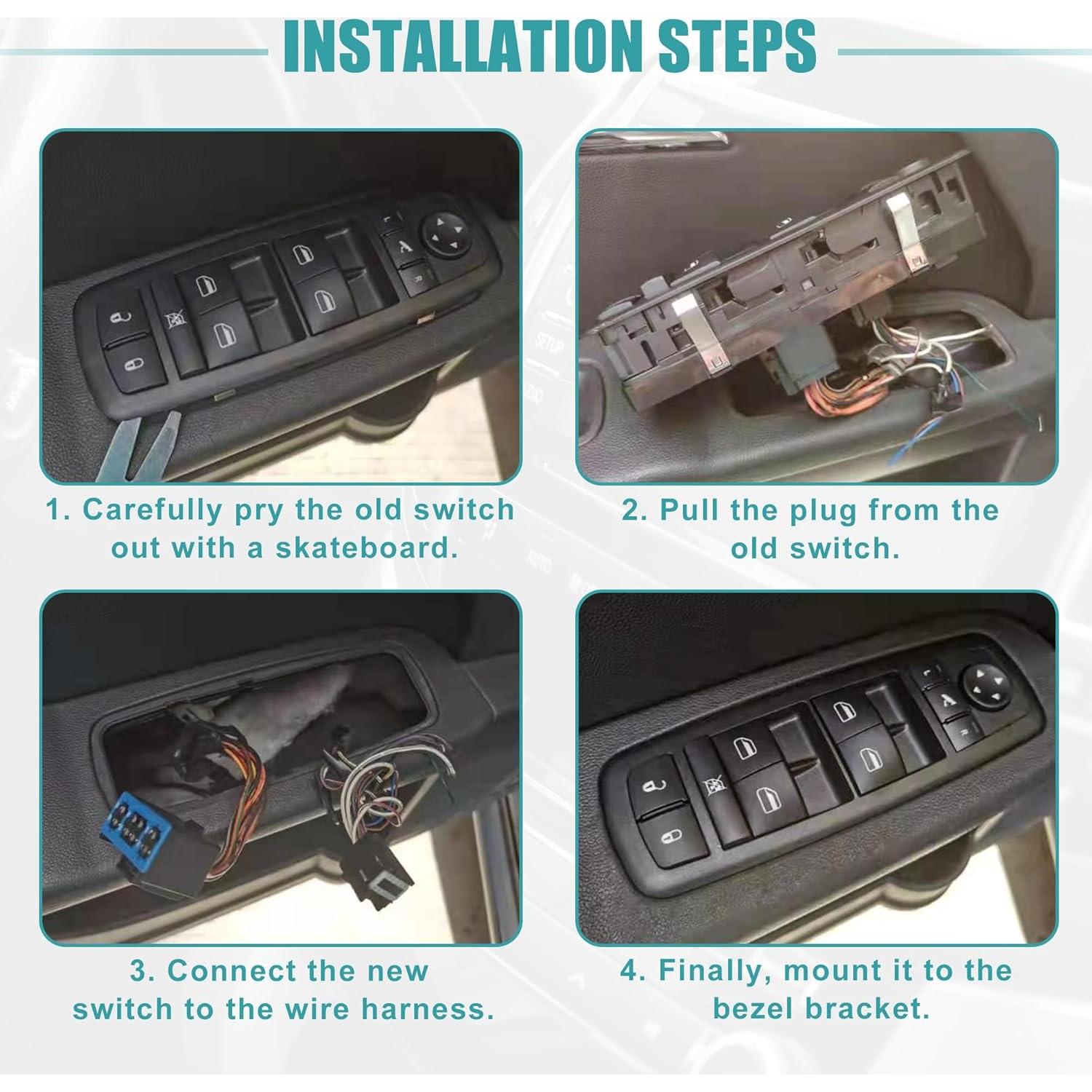 Interruptor de Ventana Eléctrica ACROPIX XL1Z14529BA Compatible Ford