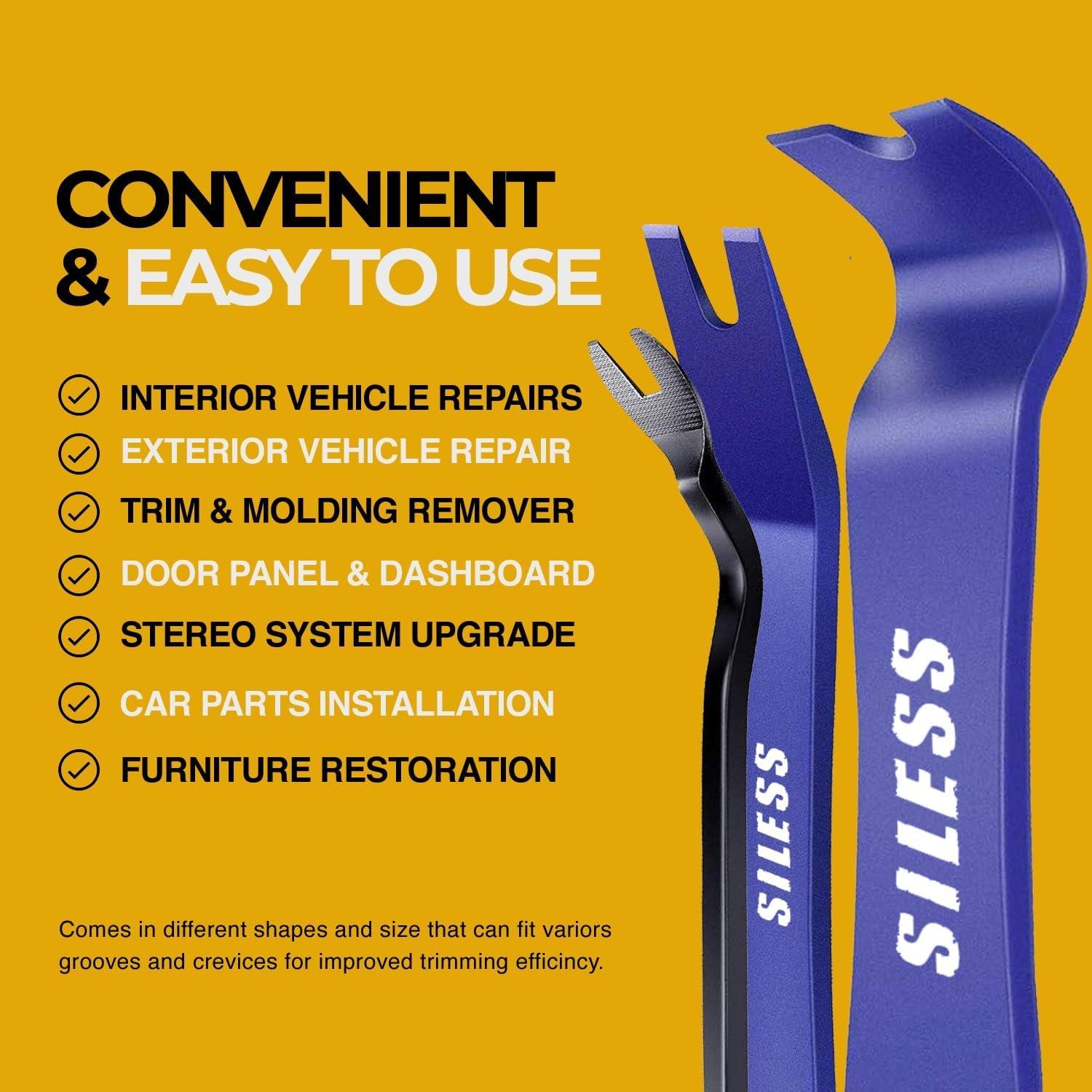 Juego de Herramientas para Retirar Molduras Siless ST12 - 12 Piezas
