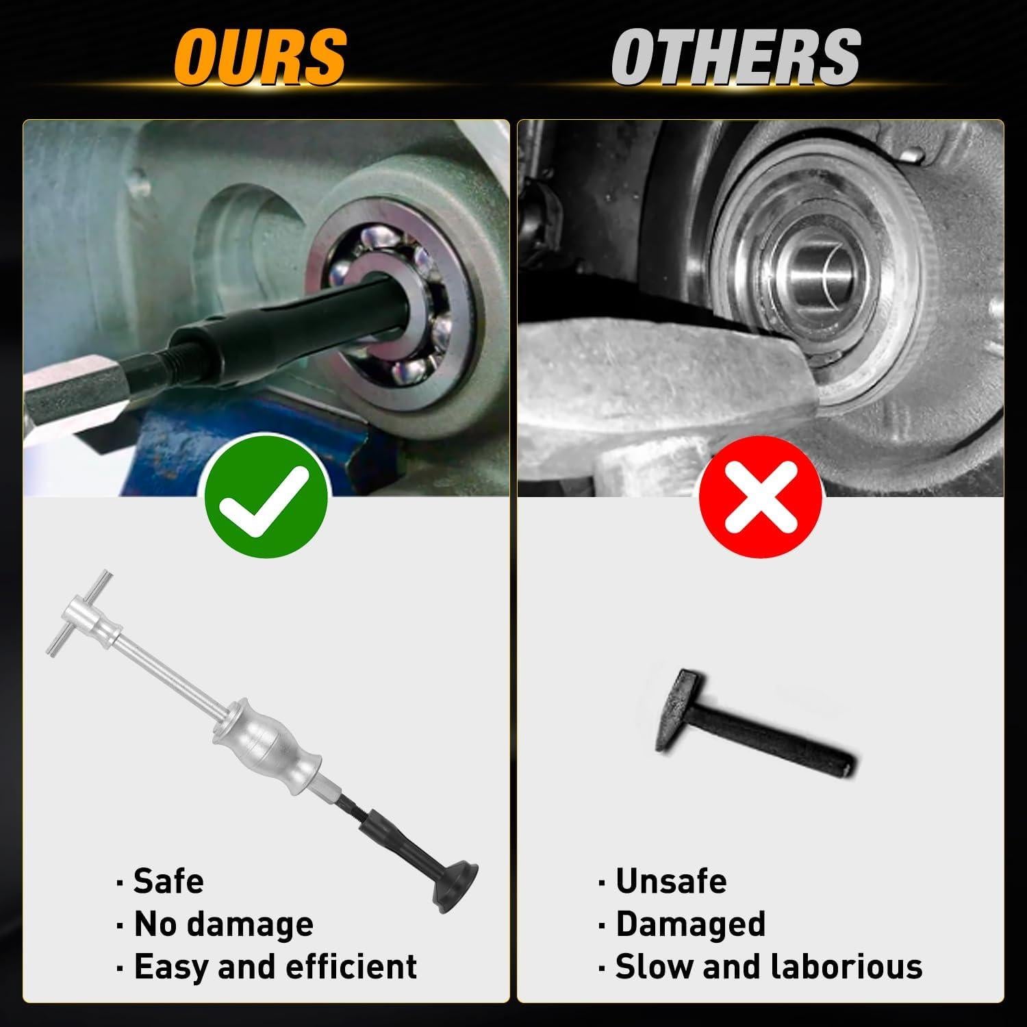 Kit de Extractor de Rodamientos GOOACC 16 Piezas con Estuche