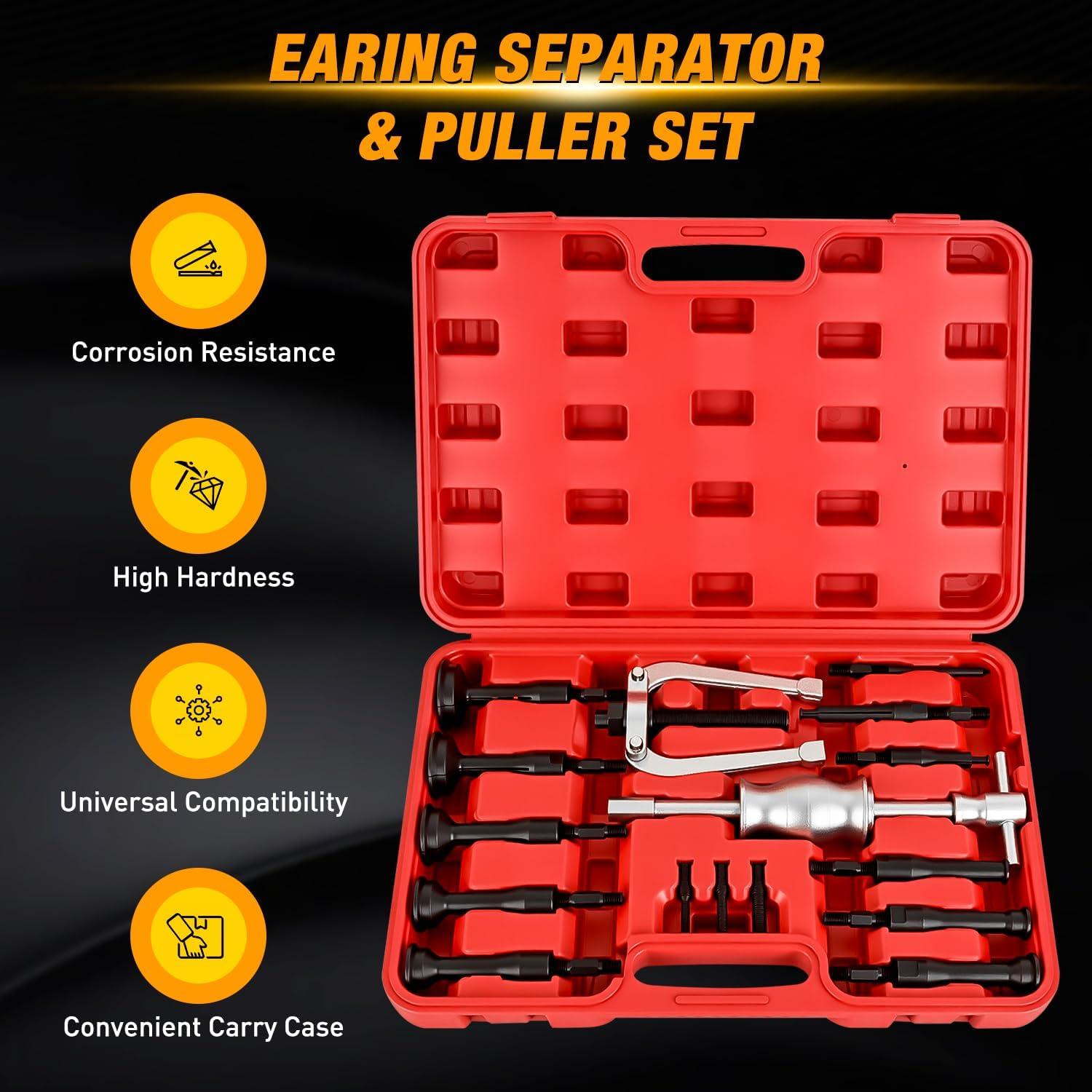 Kit de Extractor de Rodamientos GOOACC 16 Piezas con Estuche