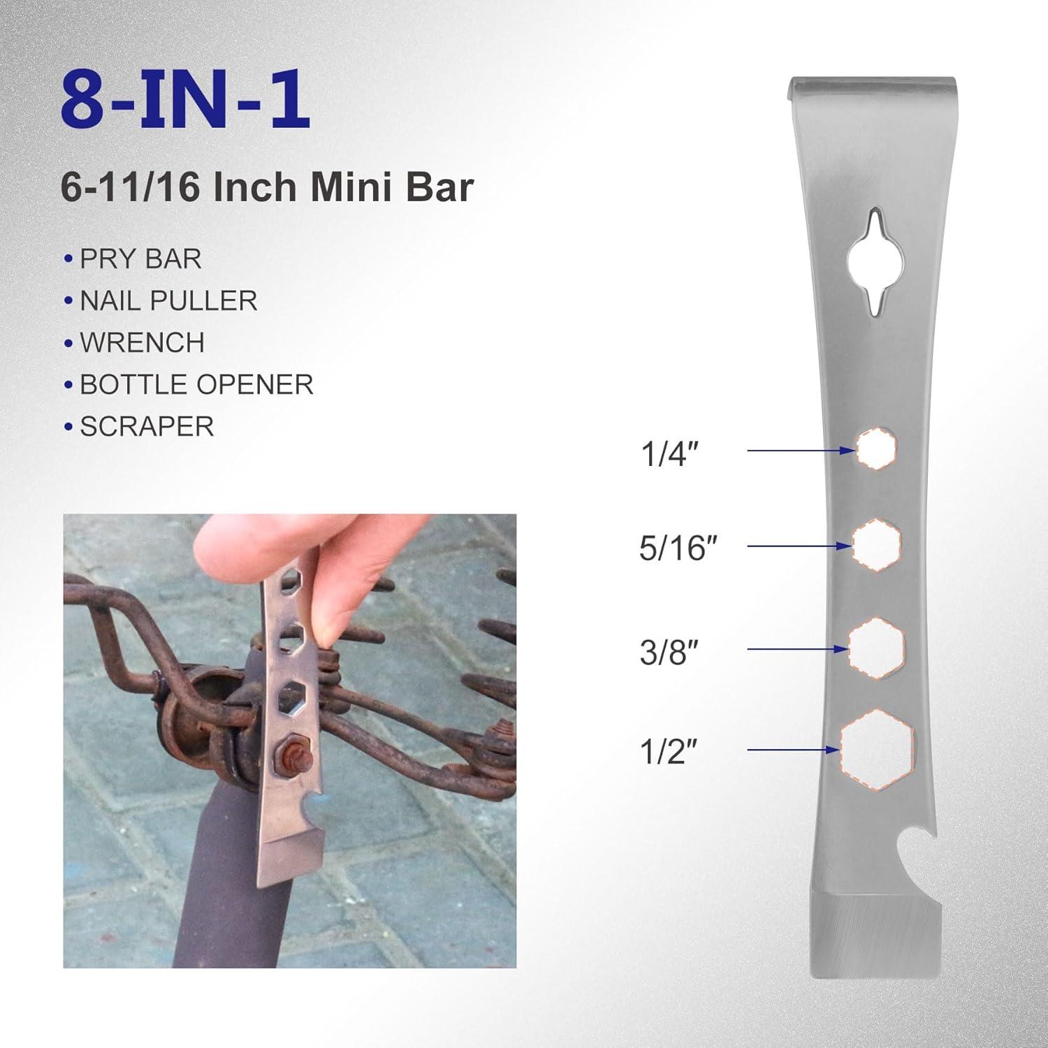 Juego de Raspadores de Palanca STAHONE 2 Piezas Acero Inoxidable