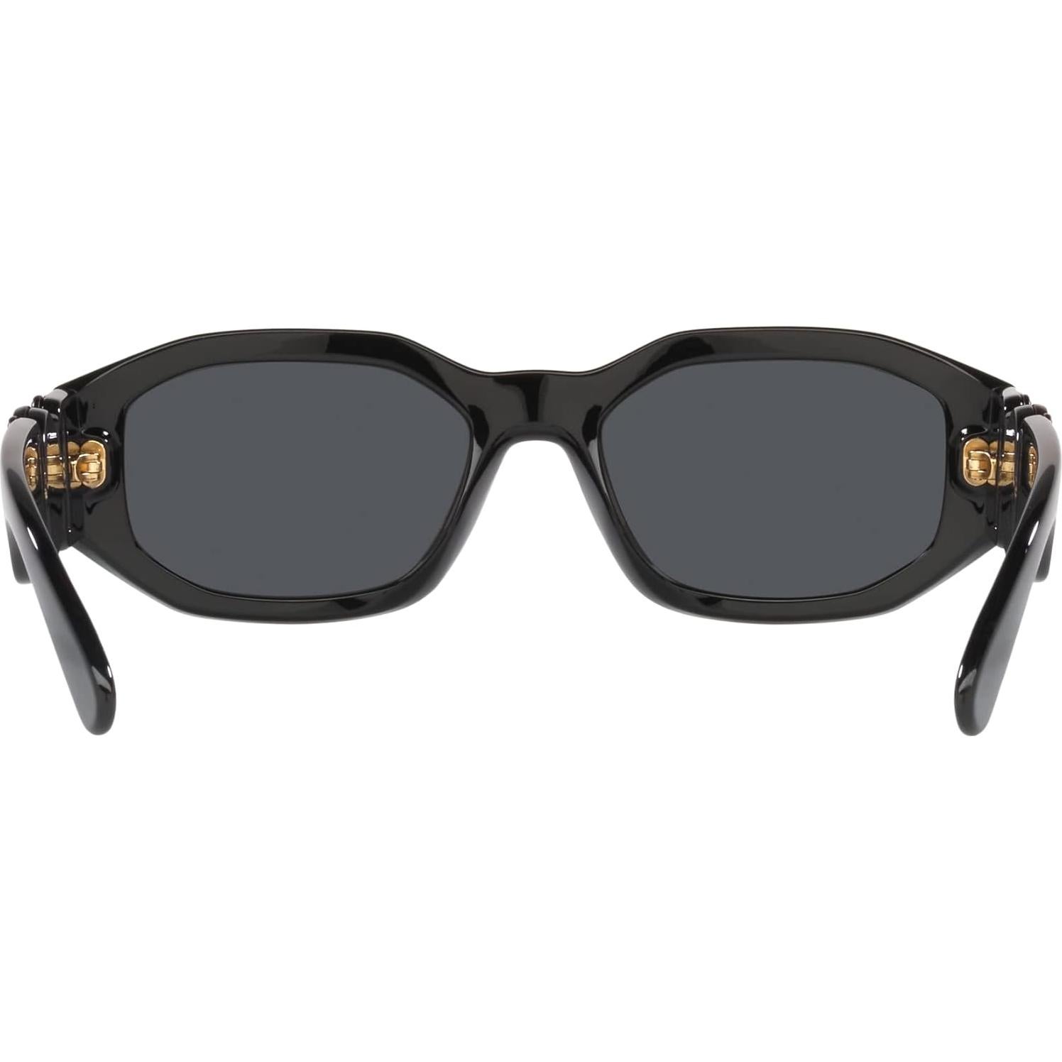 Gafas de sol Versace Hombre Marco Negro Lentes Grises 53mm