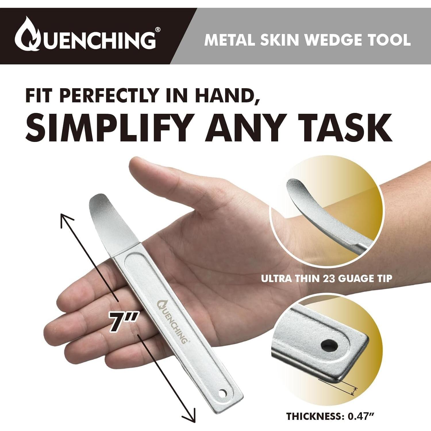 Mini Barra de Palanca Quenching de Acero 4140 17.7 cm