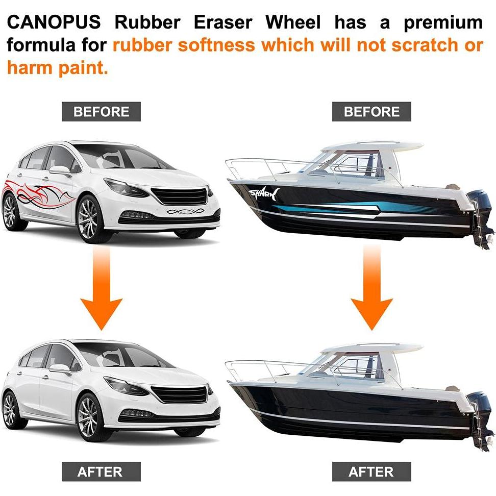 Rueda de Goma CANOPUS 10.16cm para Quitar Calcomanías