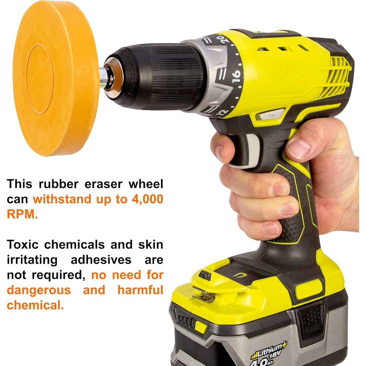 Rueda de Goma CANOPUS 10.16cm para Quitar Calcomanías