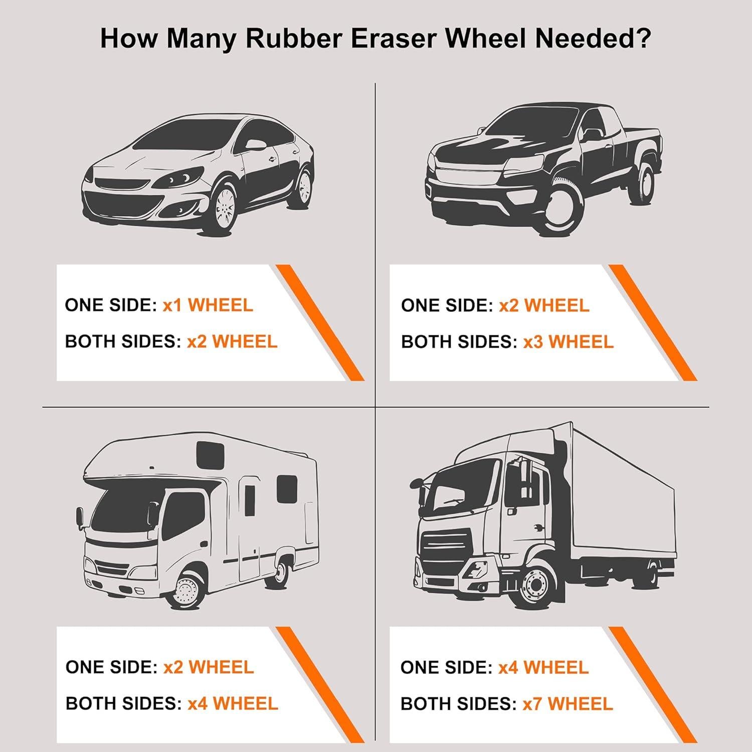 Rueda de Goma CANOPUS 10.16cm para Quitar Calcomanías