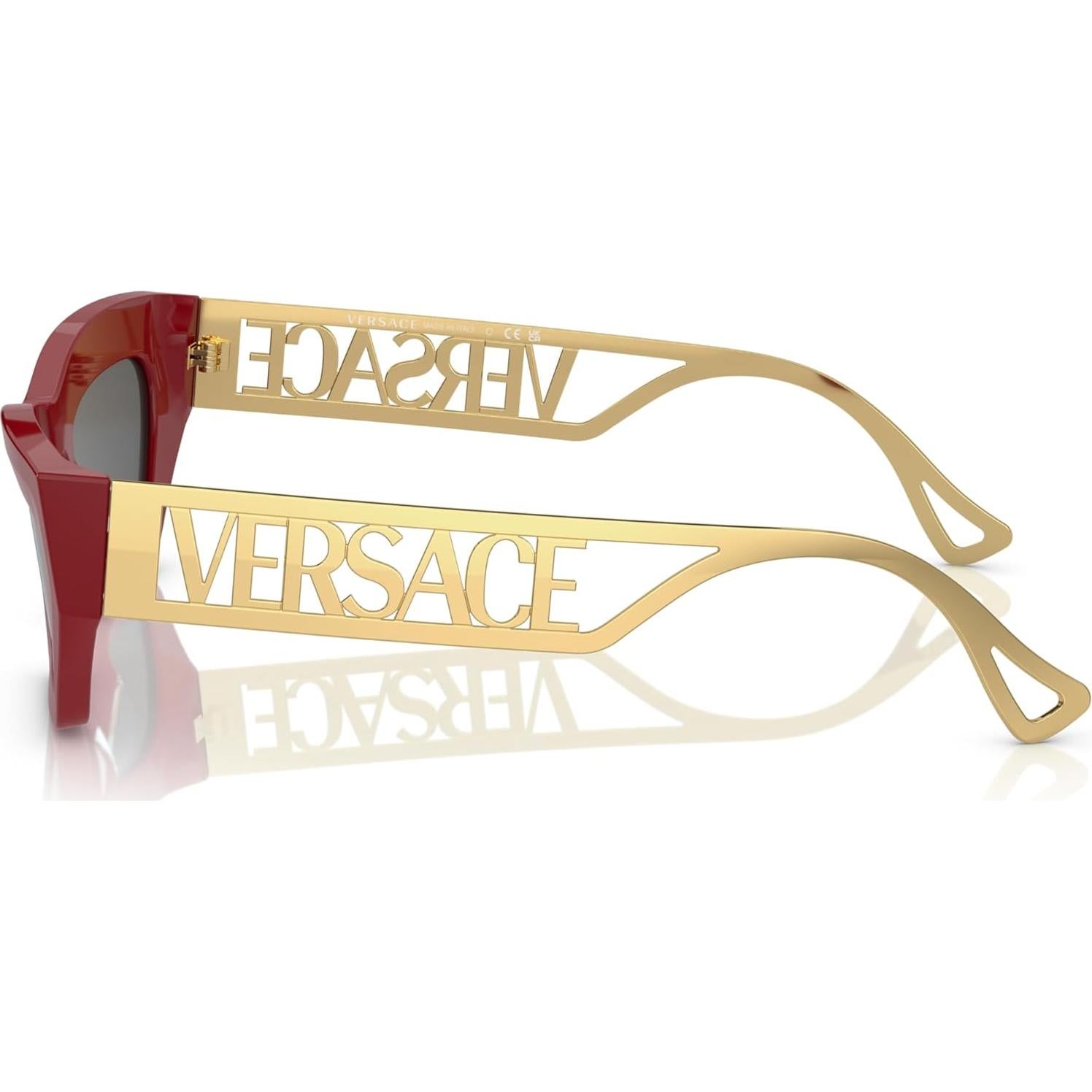 Gafas de sol Versace Mujer Marco Negro Lentes Grises 53mm