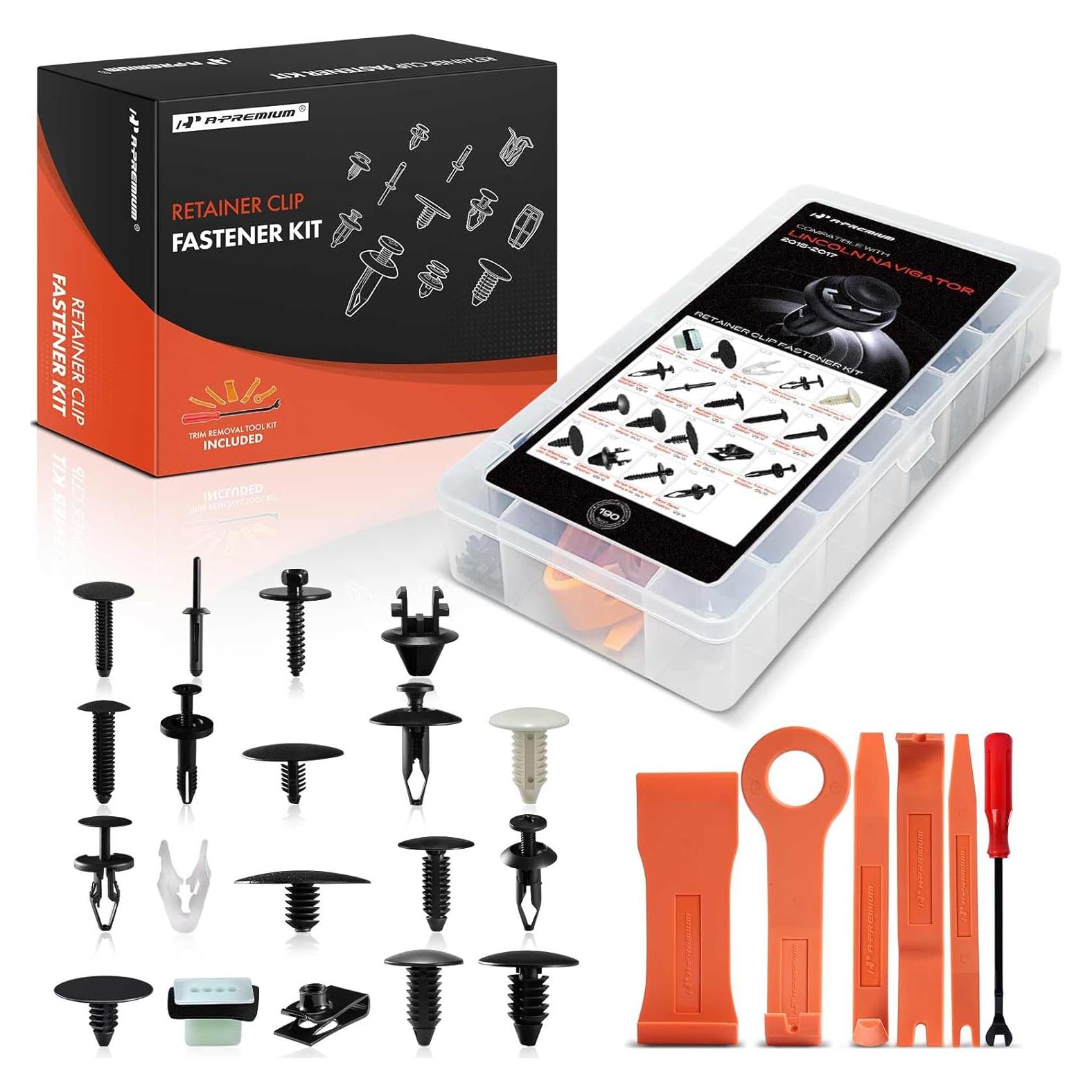 Kit de Clips de Retención A-Premium 190PCS para Lincoln Navigator 2015-2017
