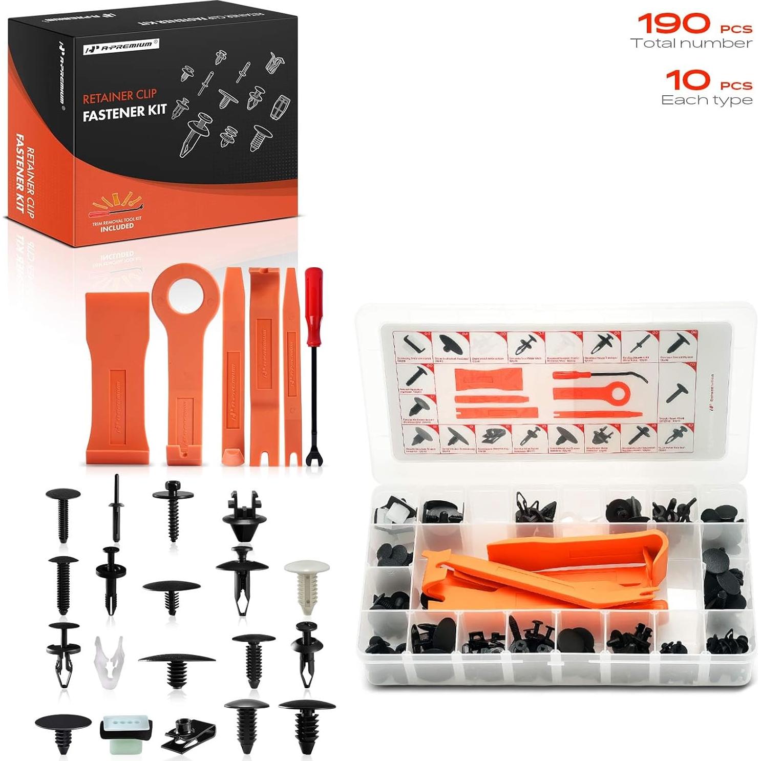 Kit de Clips de Retención A-Premium 190PCS para Lincoln Navigator 2015-2017