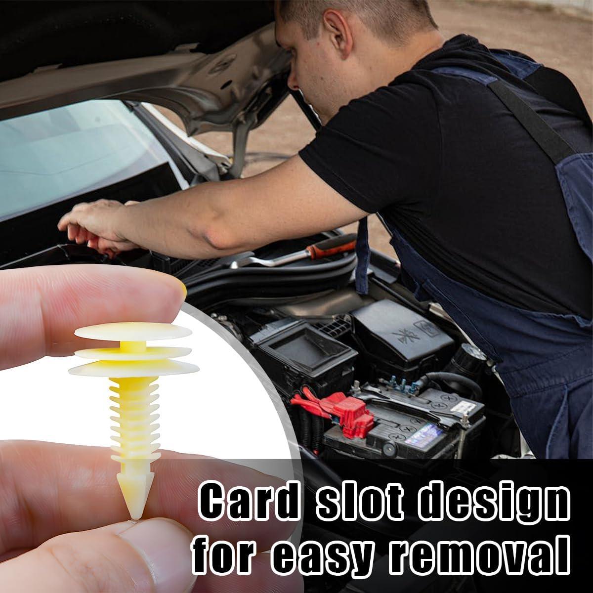 25 Sujetadores de Panel de Recorte Ohleats 10153057 8mm Beige