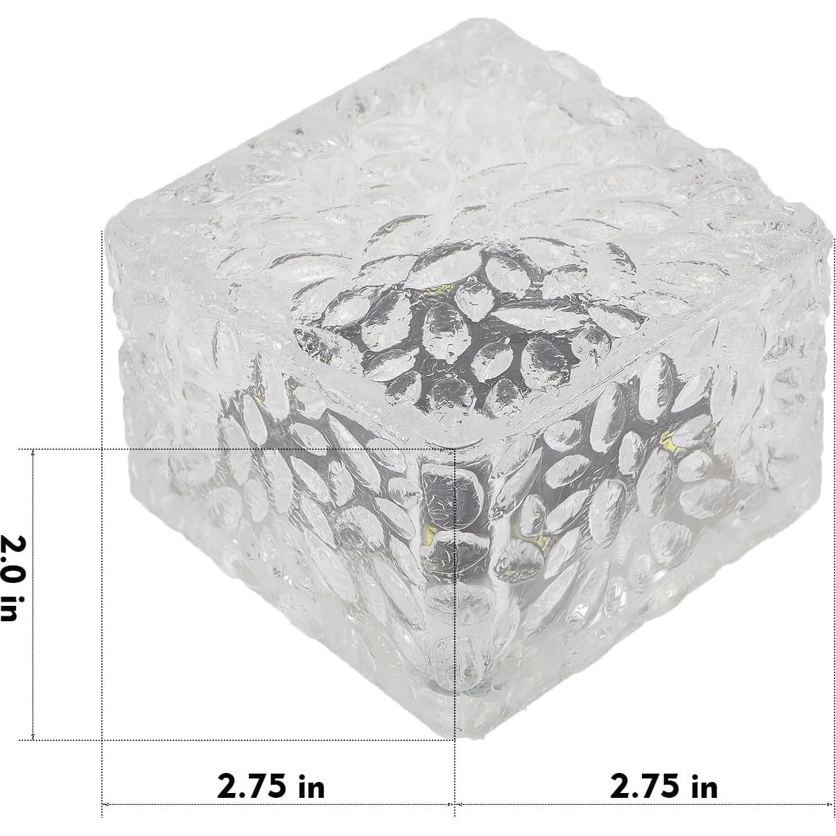 Luces de Ladrillo Solar JKIMK 3 Paquetes IP65 Jardín