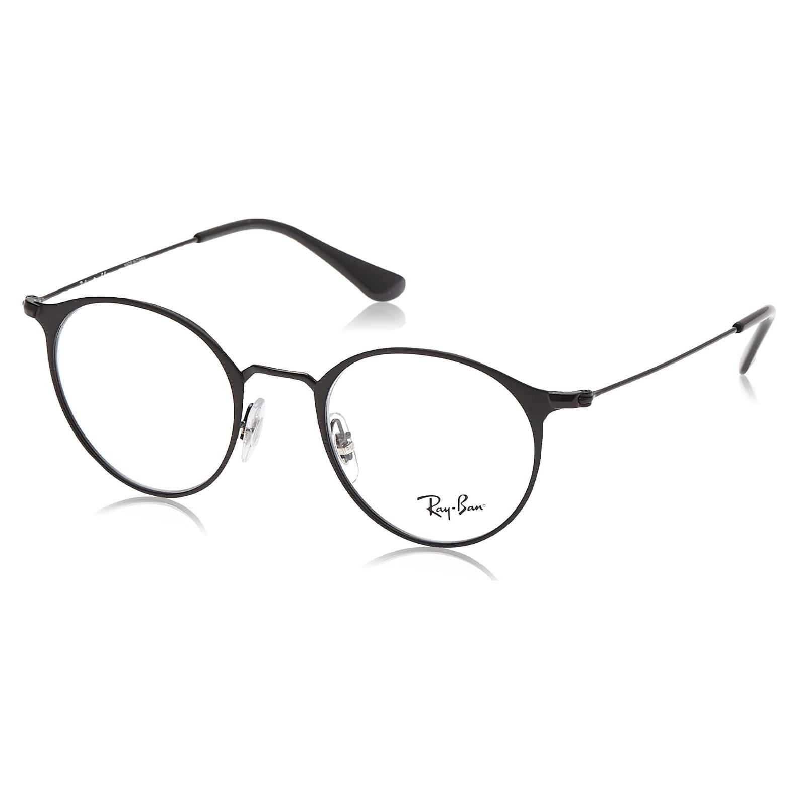 Montura Gafas Ray-Ban Rx6378 Round Negro Mate 49mm