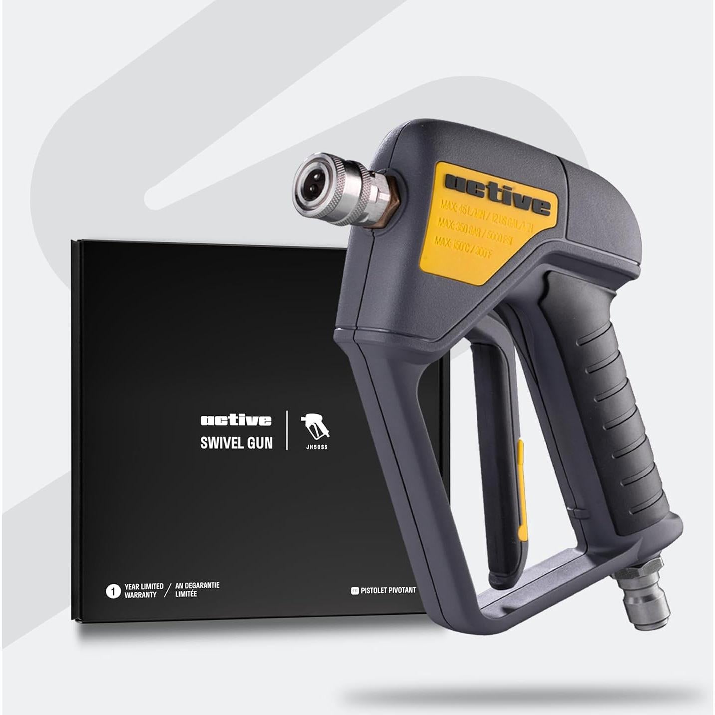 Pistola de Lavado a Presión Activa JH50SS 5000 PSI 12 GPM