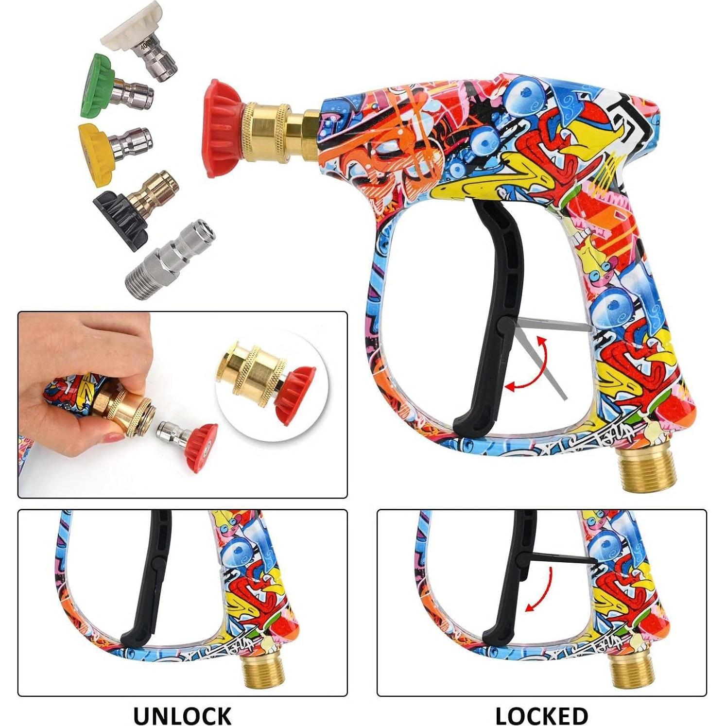 Pistola de Lavado a Presión BEAR FORCE 3000 PSI M22-14mm