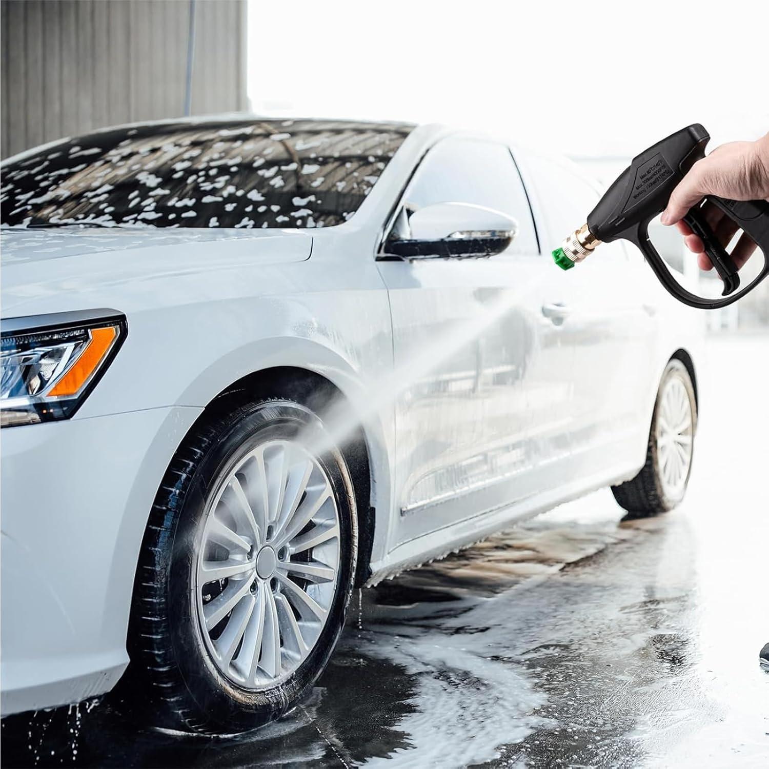 Pistola de Lavado a Presión 4350 PSI M22-14mm con Conector Rápido