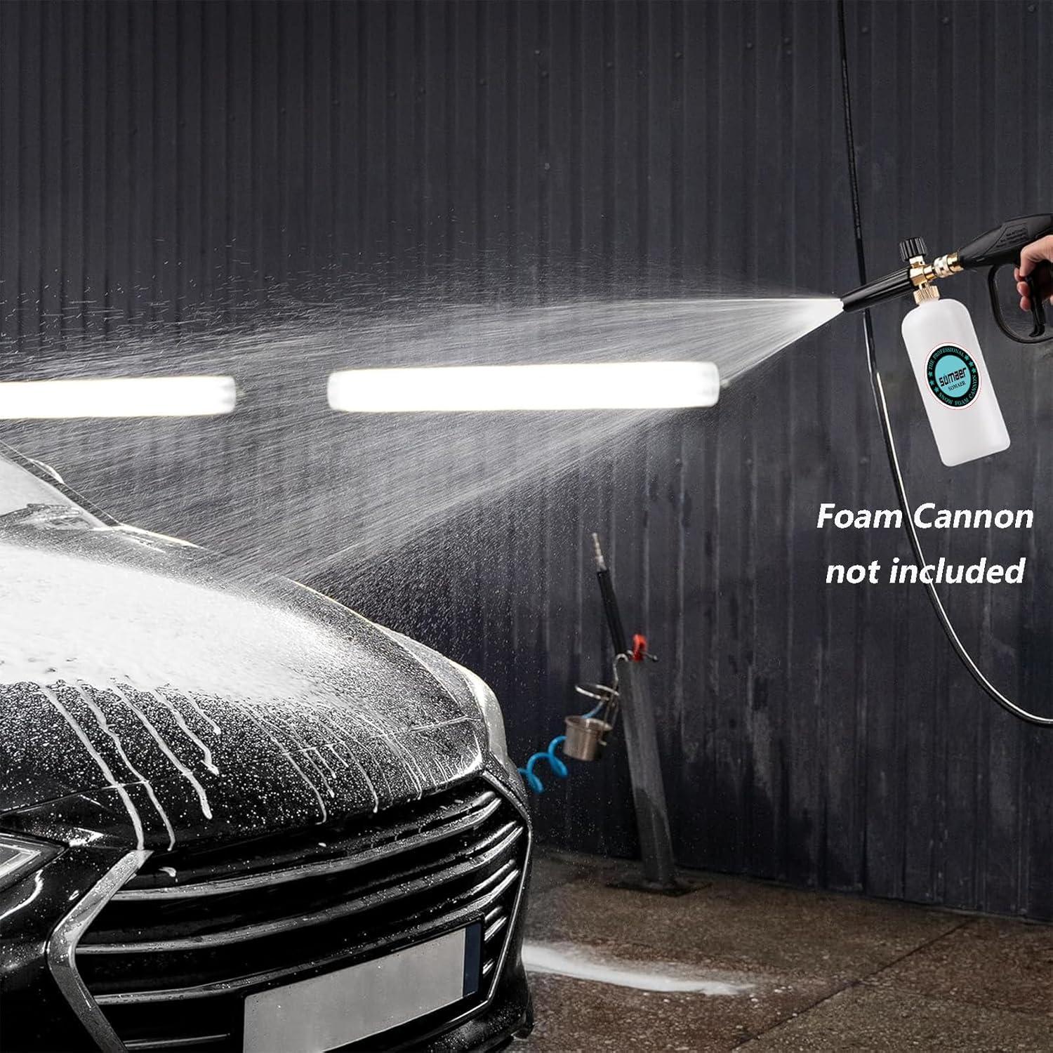 Pistola de Lavado a Presión 4350 PSI M22-14mm con Conector Rápido