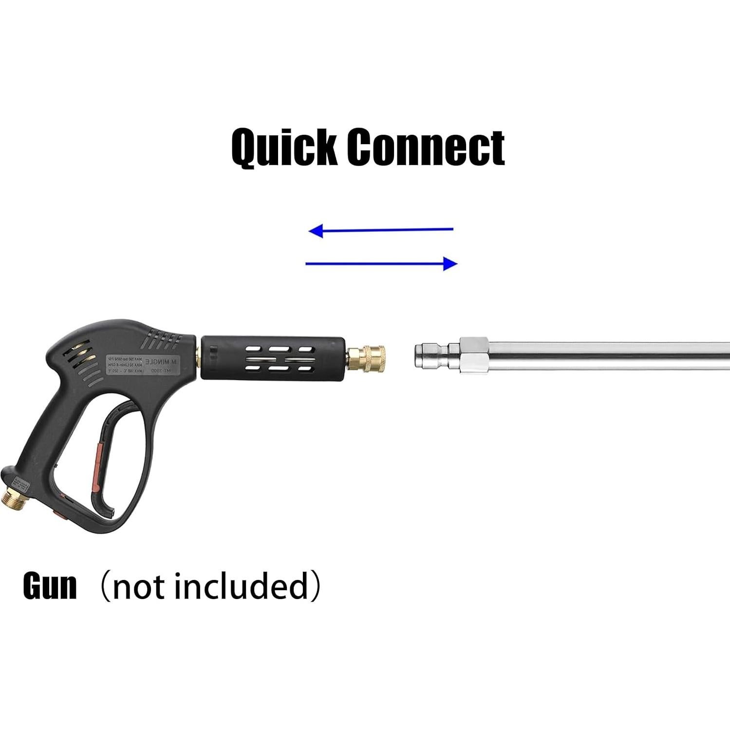 Varilla de Extensión M MINGLE para Lavadora a Presión 43 cm