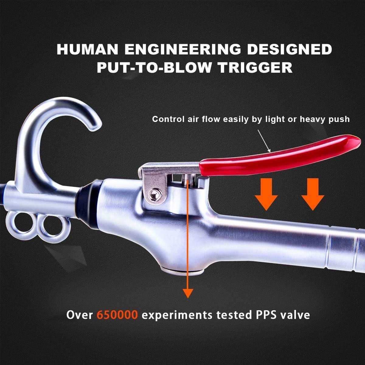 Pistola de Aire JASTIND 30.48 cm Metal 0.23 kg Alta Presión