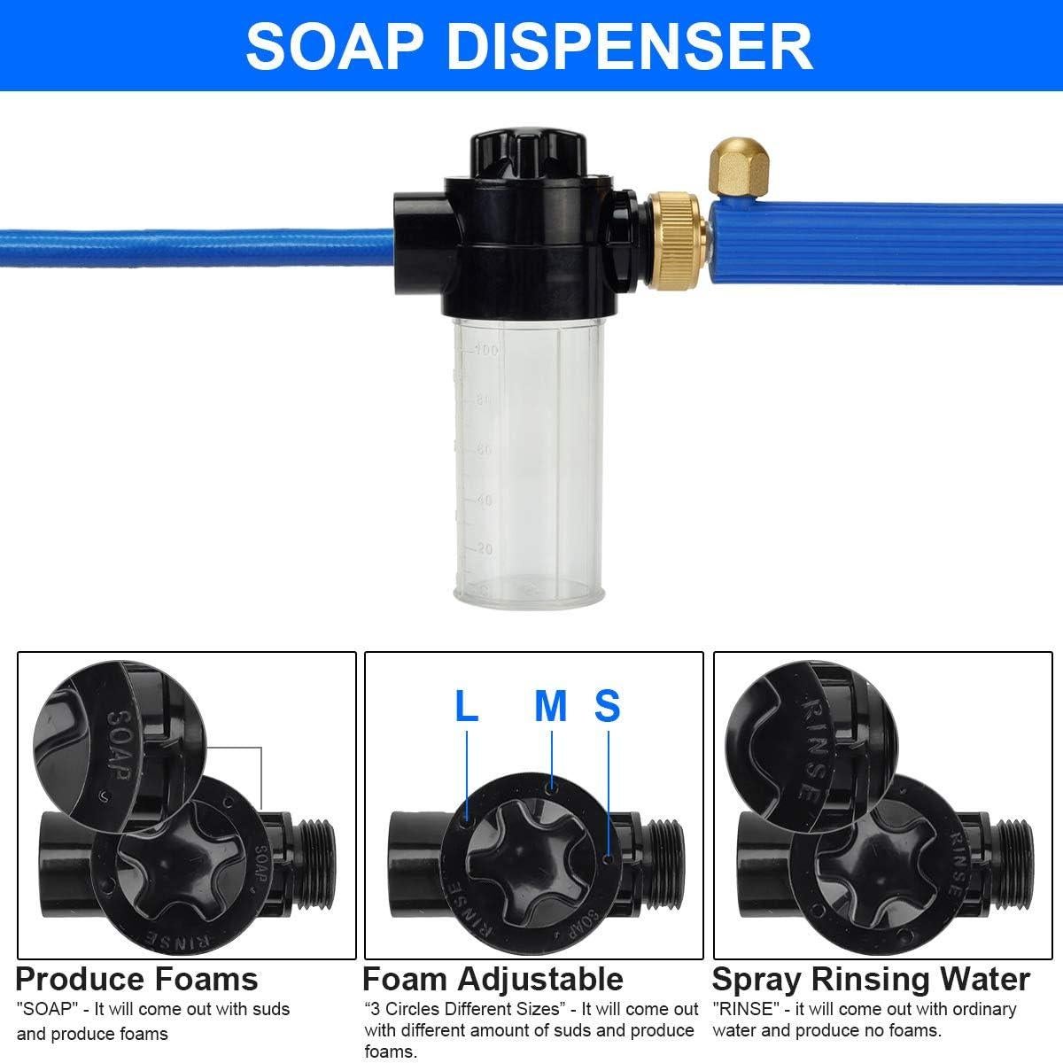 Pistola de Lavado a Presión Lalafancy 7 Set Azul con Jabón