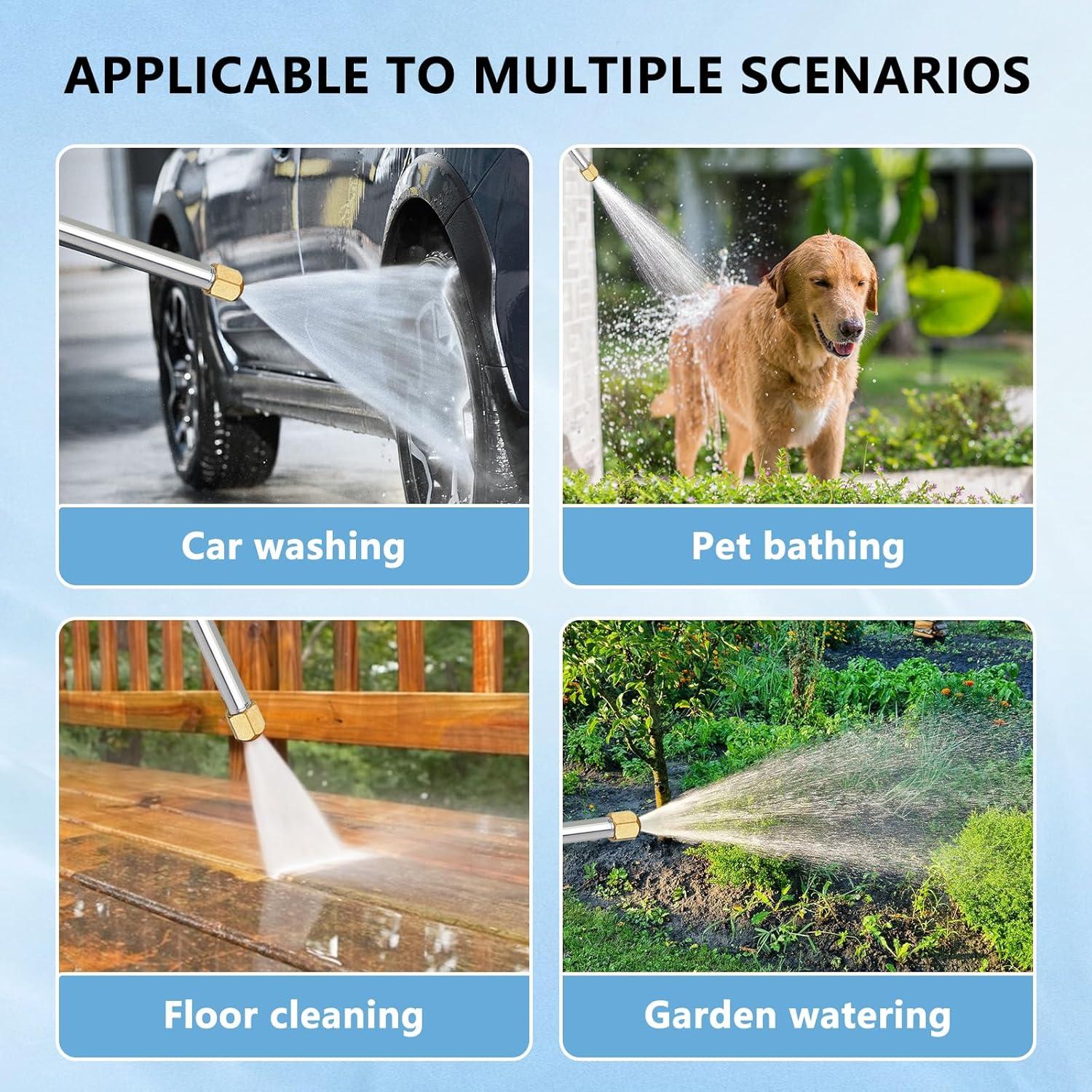 Boquilla de Chorro Jet Nozzle Black 45.72 cm para Manguera Jardín