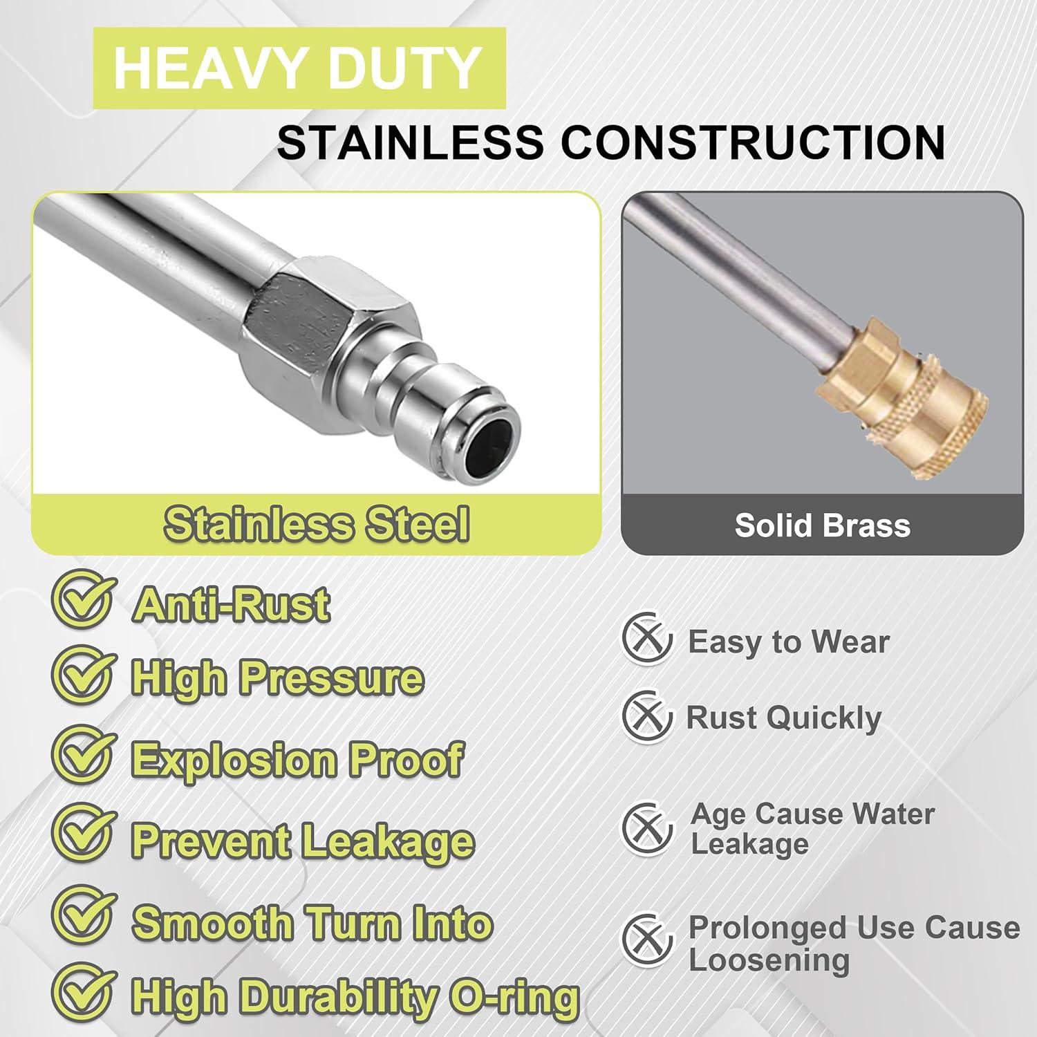 Varilla de Extensión para Lavadora a Presión FIXFANS 304.8 cm