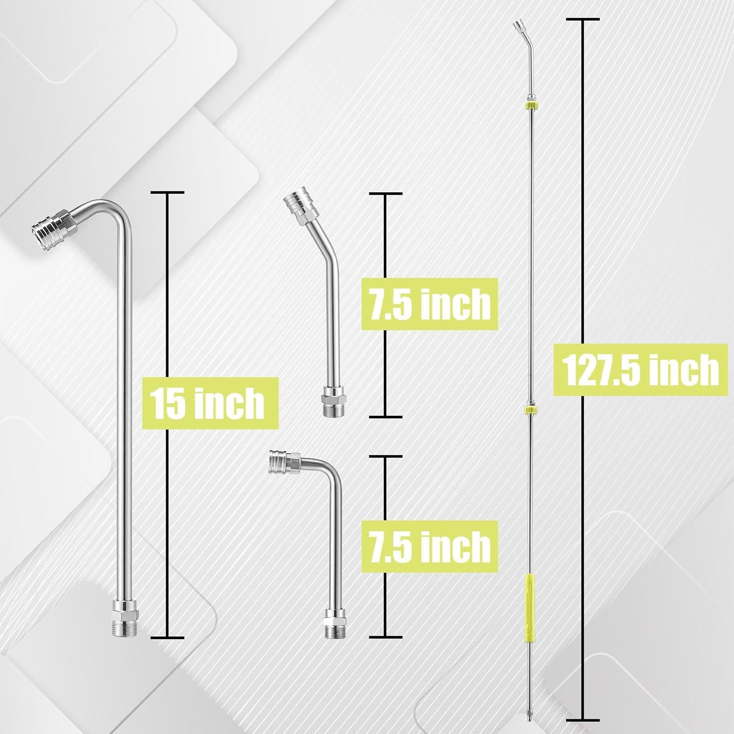 Varilla de Extensión para Lavadora a Presión FIXFANS 304.8 cm