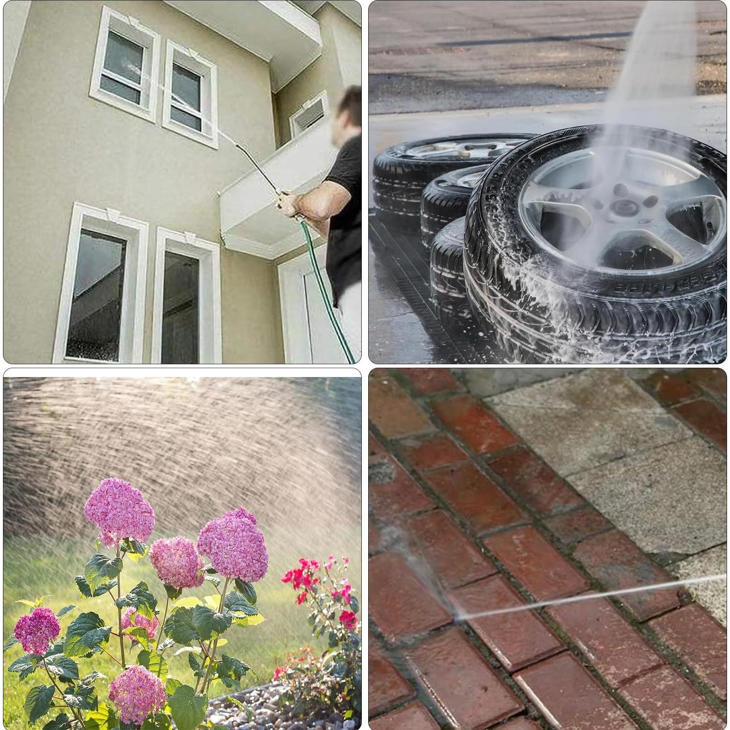 Juego de 8 Piezas de Varilla de Lavado a Presión JIUSHENG