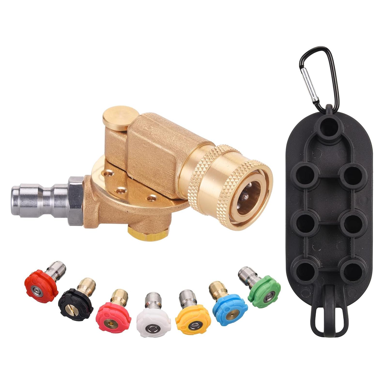 Kit Acoplador Pivotante PWACCS 240° con 7 Boquillas 4500 PSI