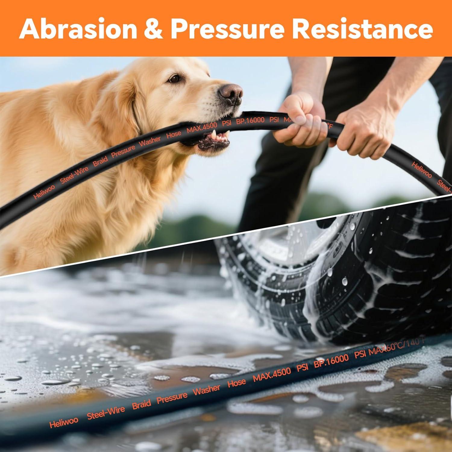 Kit de Lavadora a Presión Heliwoo 30.48 m 4500 PSI M22