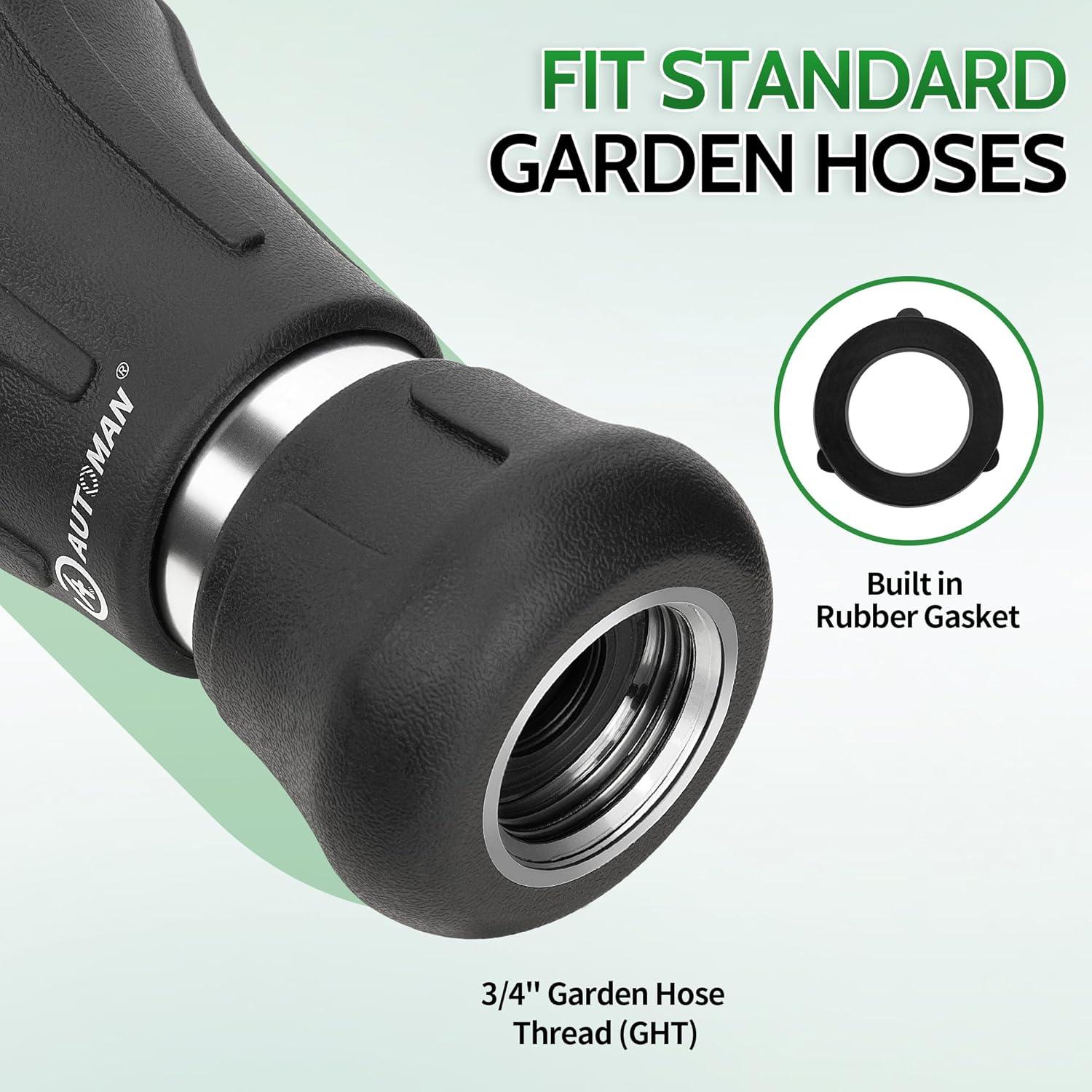 Boquilla de Manguera de Jardín AUTOMAN Alta Resistencia - 2 Piezas