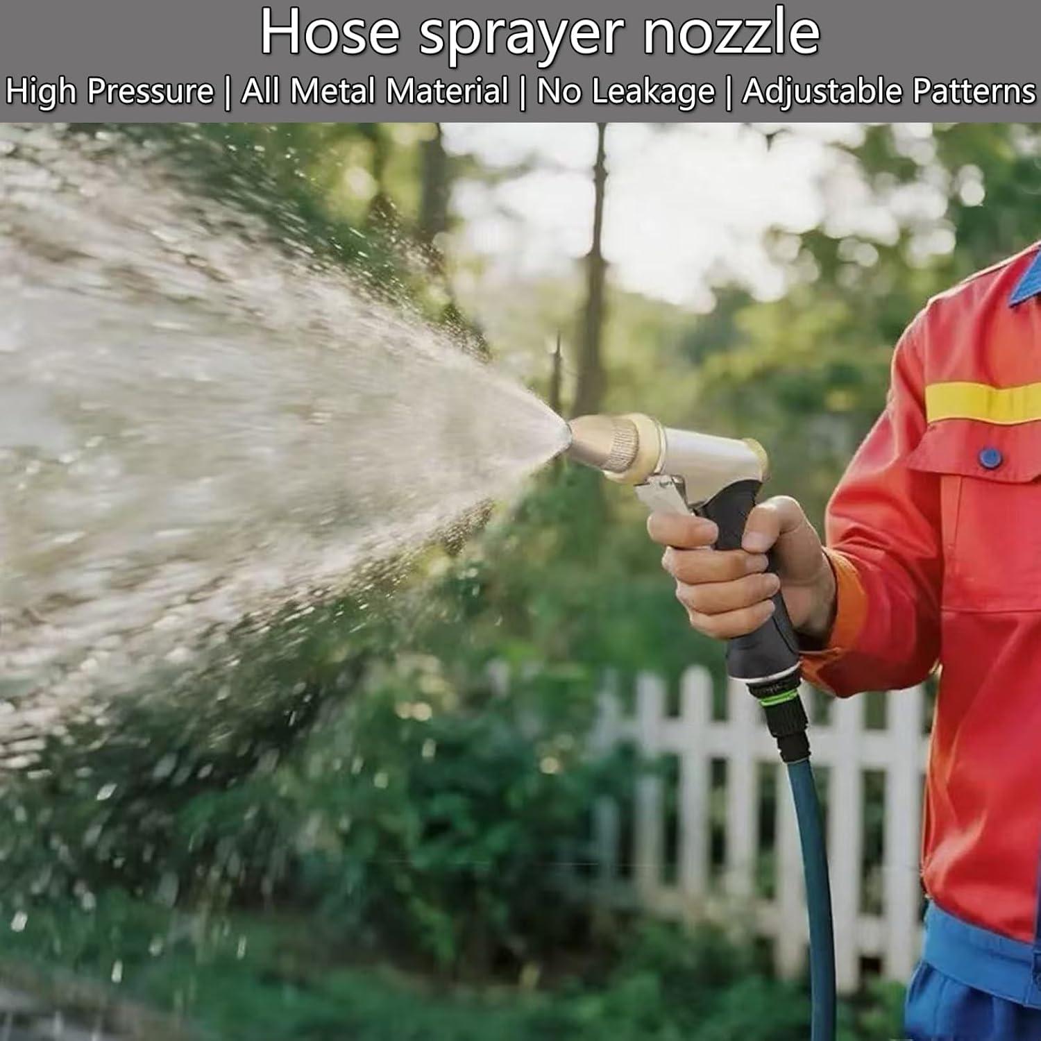 Boquilla de Jardín VNEIRSHAH de Metal Ajustable 11.81cm