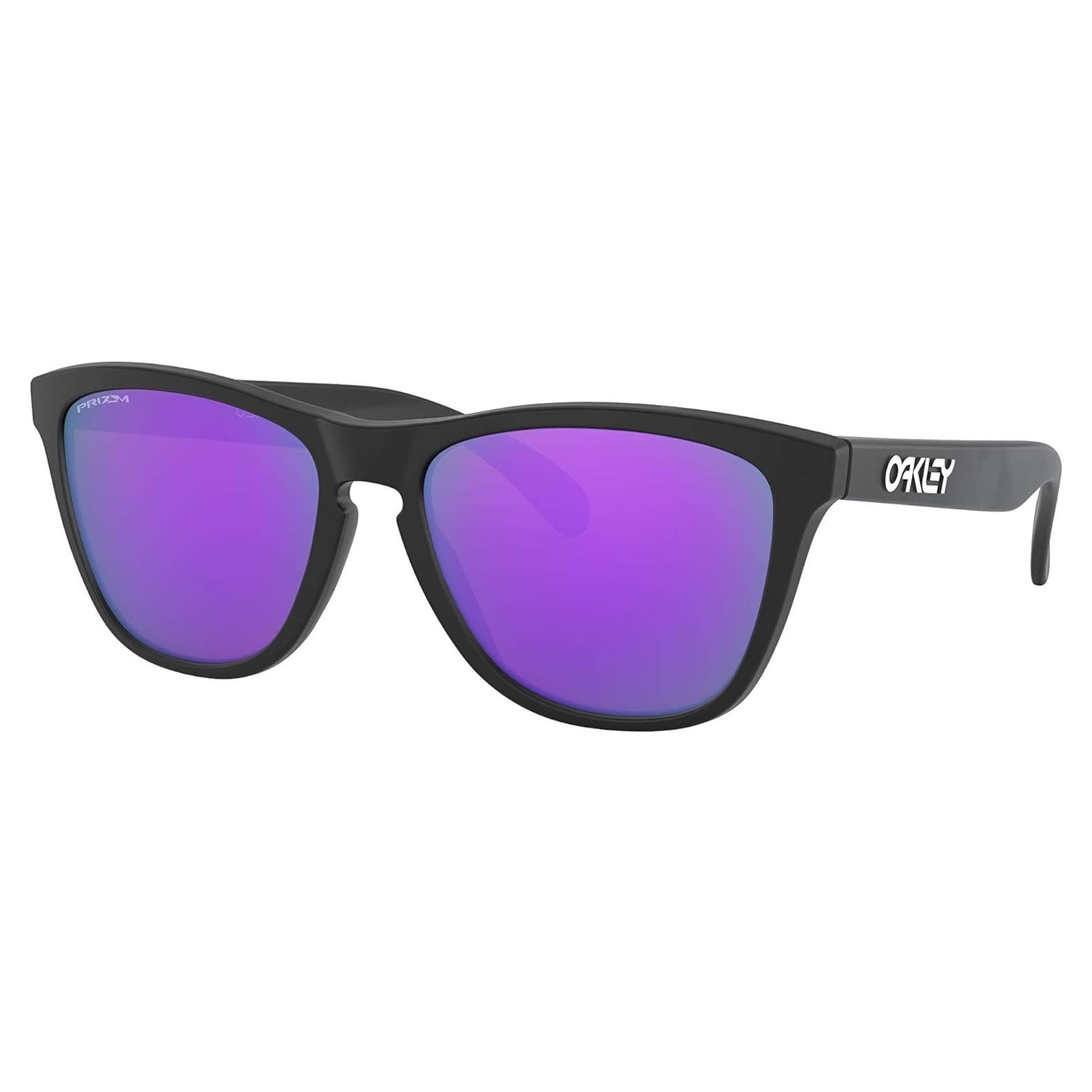 Gafas de sol Oakley Frogskins 55mm Negro Mate Prizm Violeta