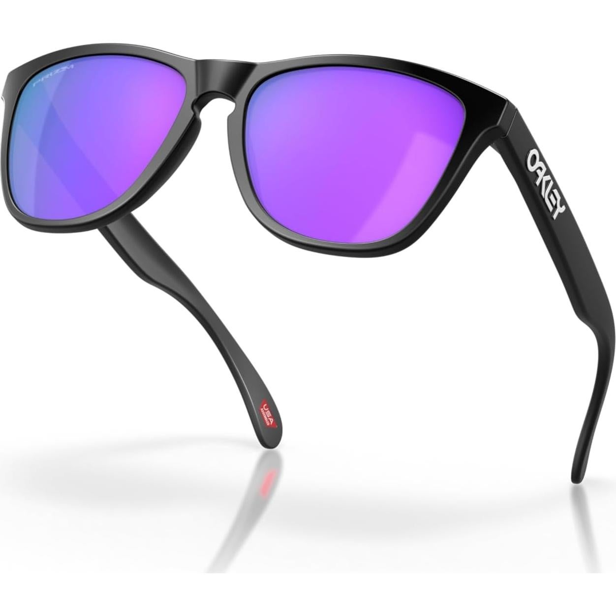 Gafas de sol Oakley Frogskins 55mm Negro Mate Prizm Violeta