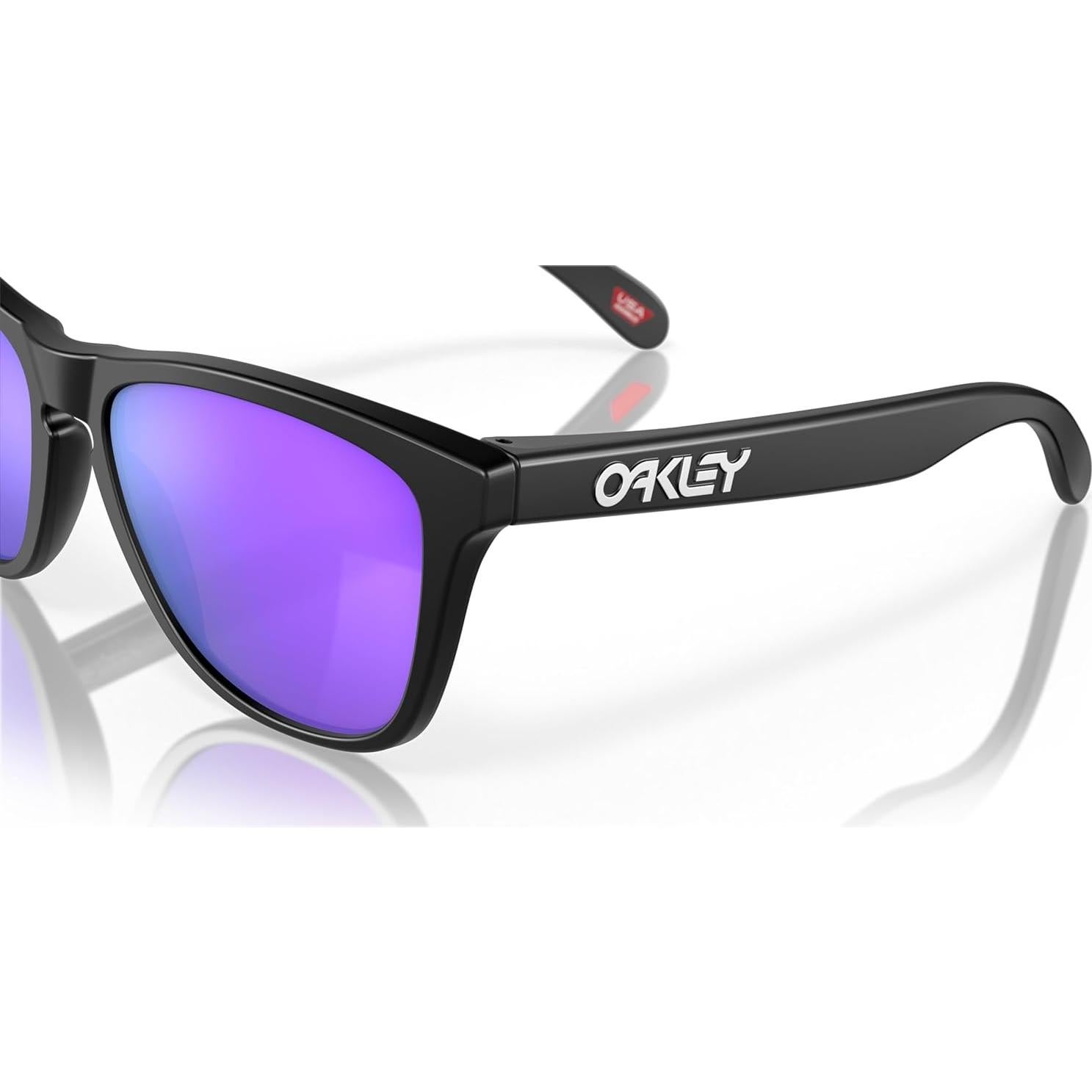 Gafas de sol Oakley Frogskins 55mm Negro Mate Prizm Violeta