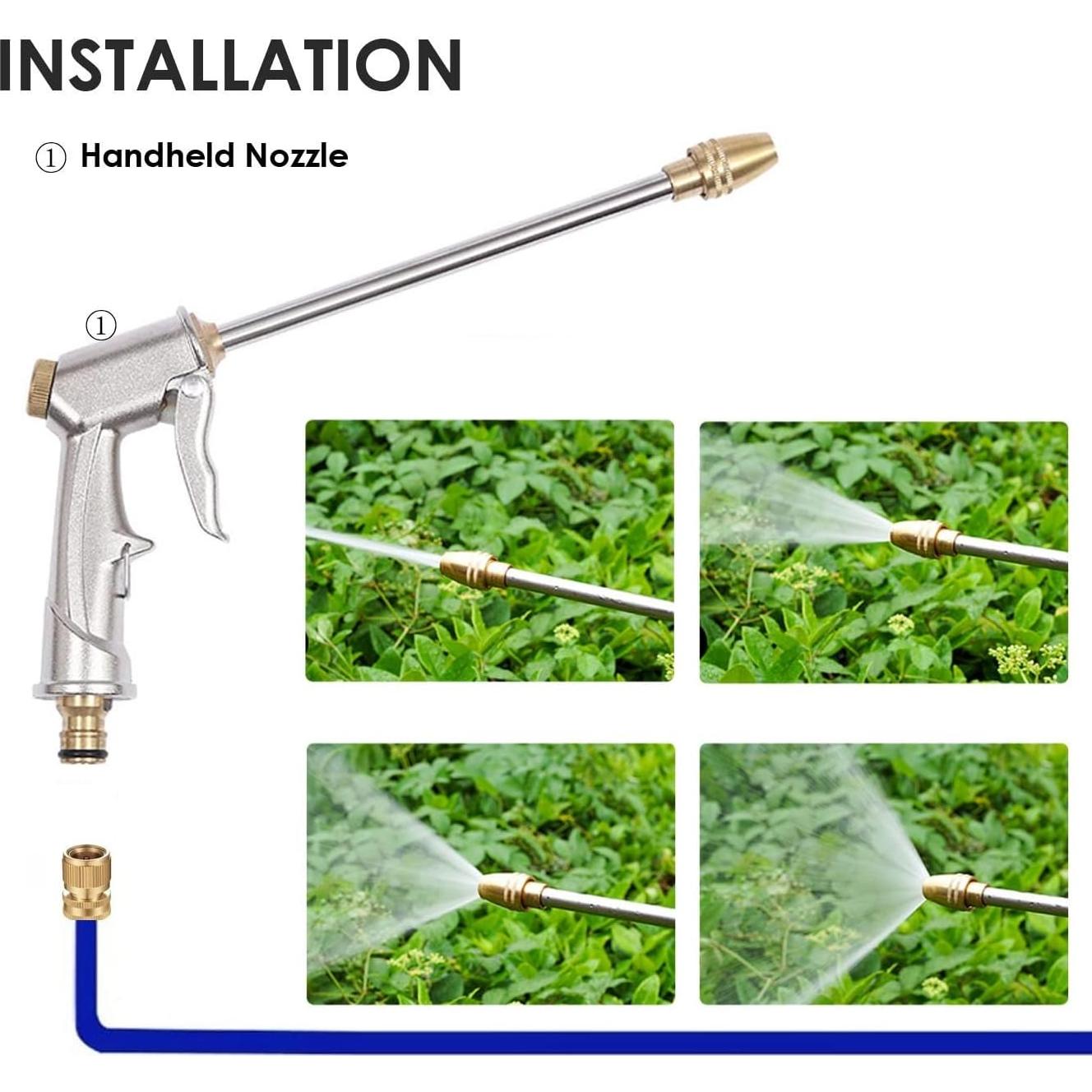 Boquilla de Manguera de Jardín HLWQ de Alta Presión 272g