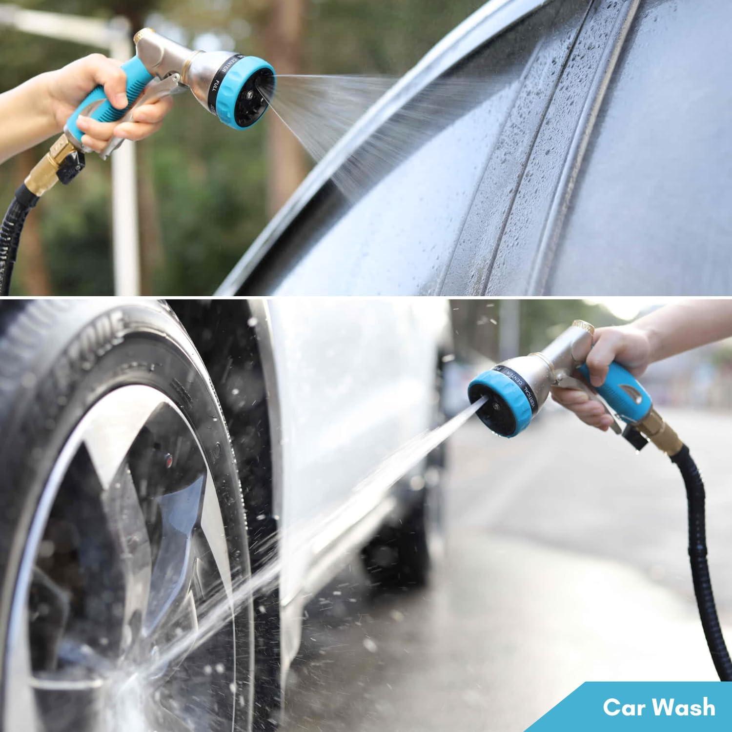 Boquilla de Manguera HOSUN Metal 8 Patrones Riego Jardín